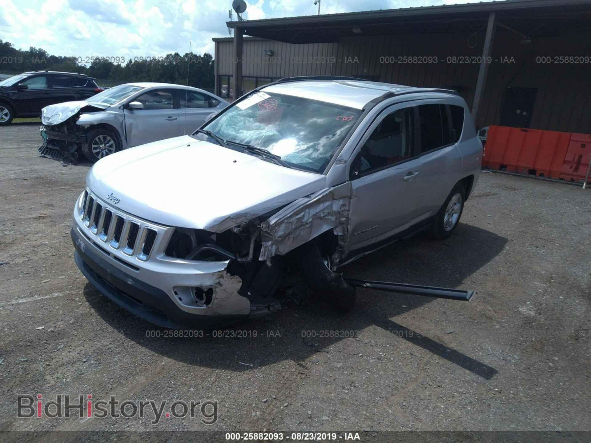 2014 JEEP COMPASS - VIN: 1C4NJCBAXED524119 - Фото 2