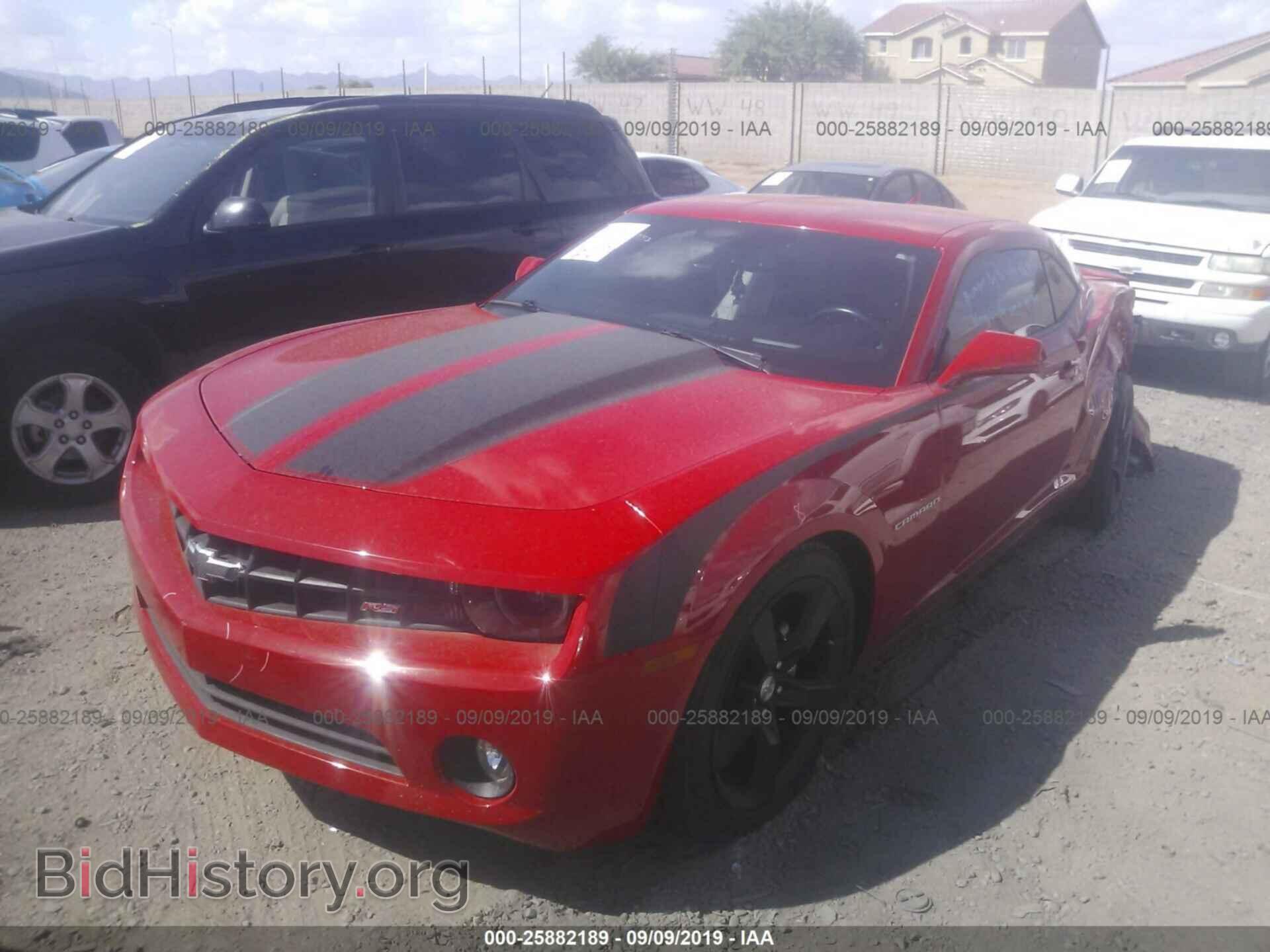 2012 CHEVROLET CAMARO - VIN: 2G1FC1E33C9164341 - Фото 2
