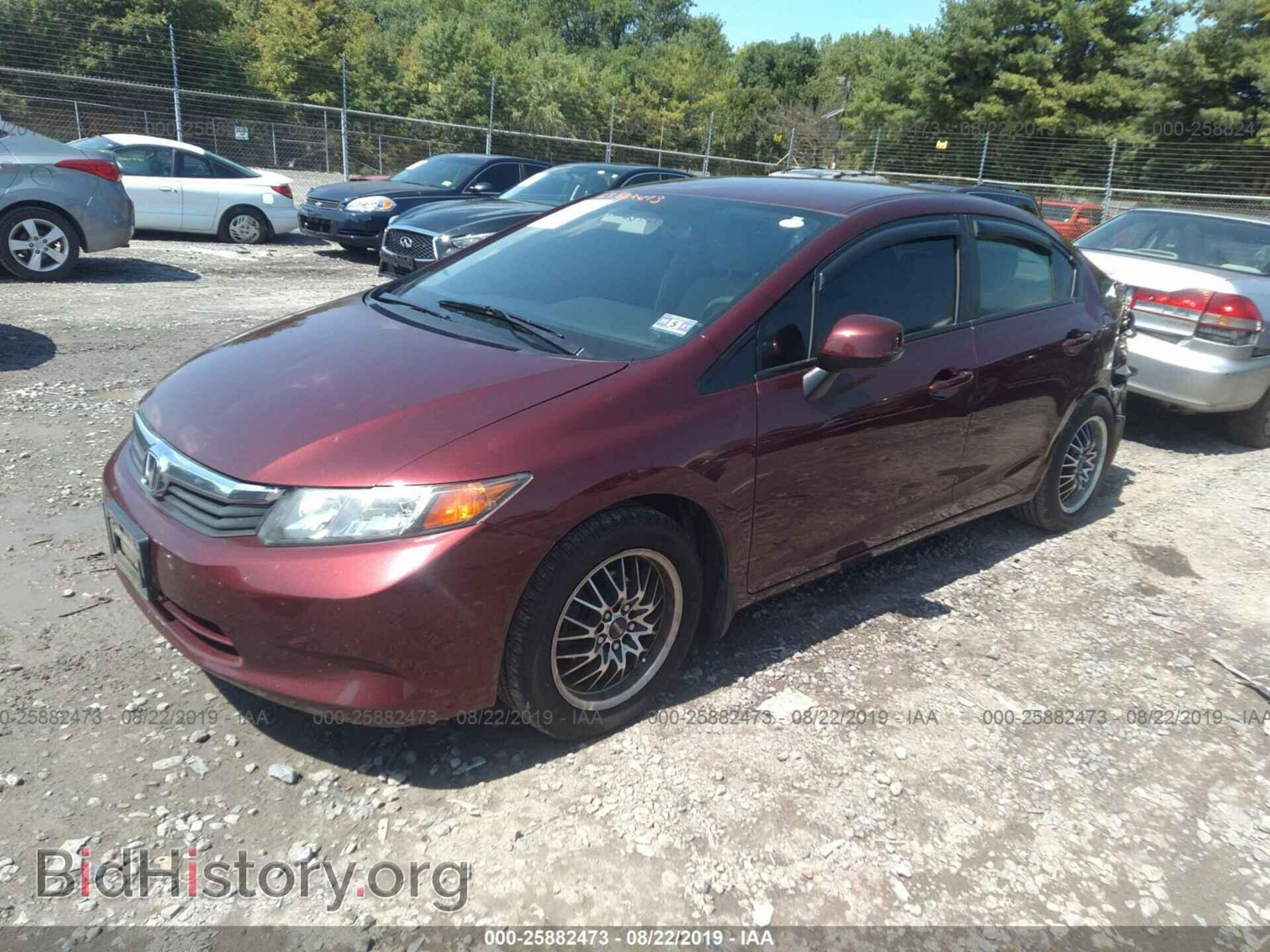 2012 HONDA CIVIC - VIN: 19XFB2F59CE345638 - Фото 2