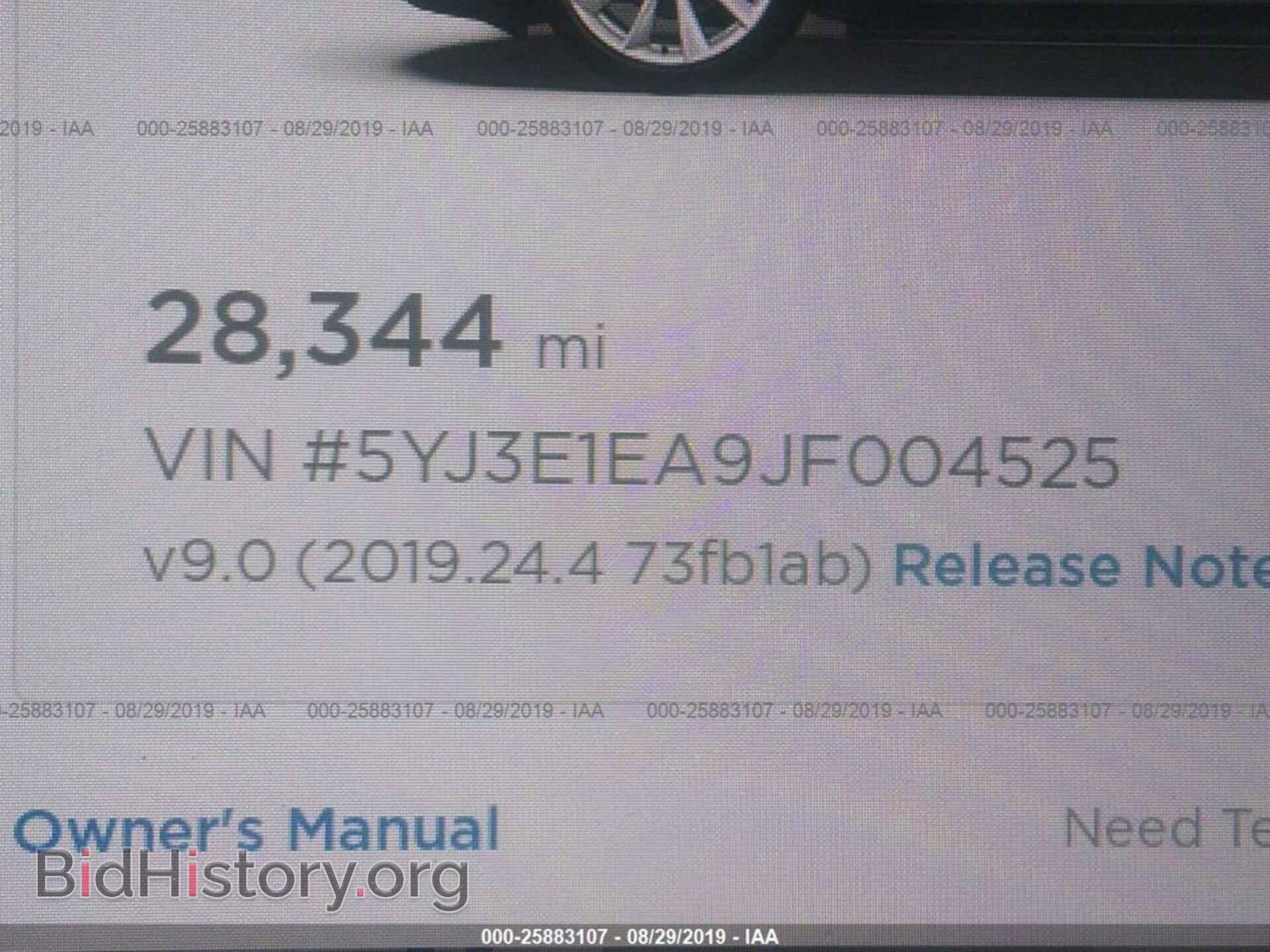 2018 TESLA MODEL 3 - VIN: 5YJ3E1EA9JF004525 - Фото 7