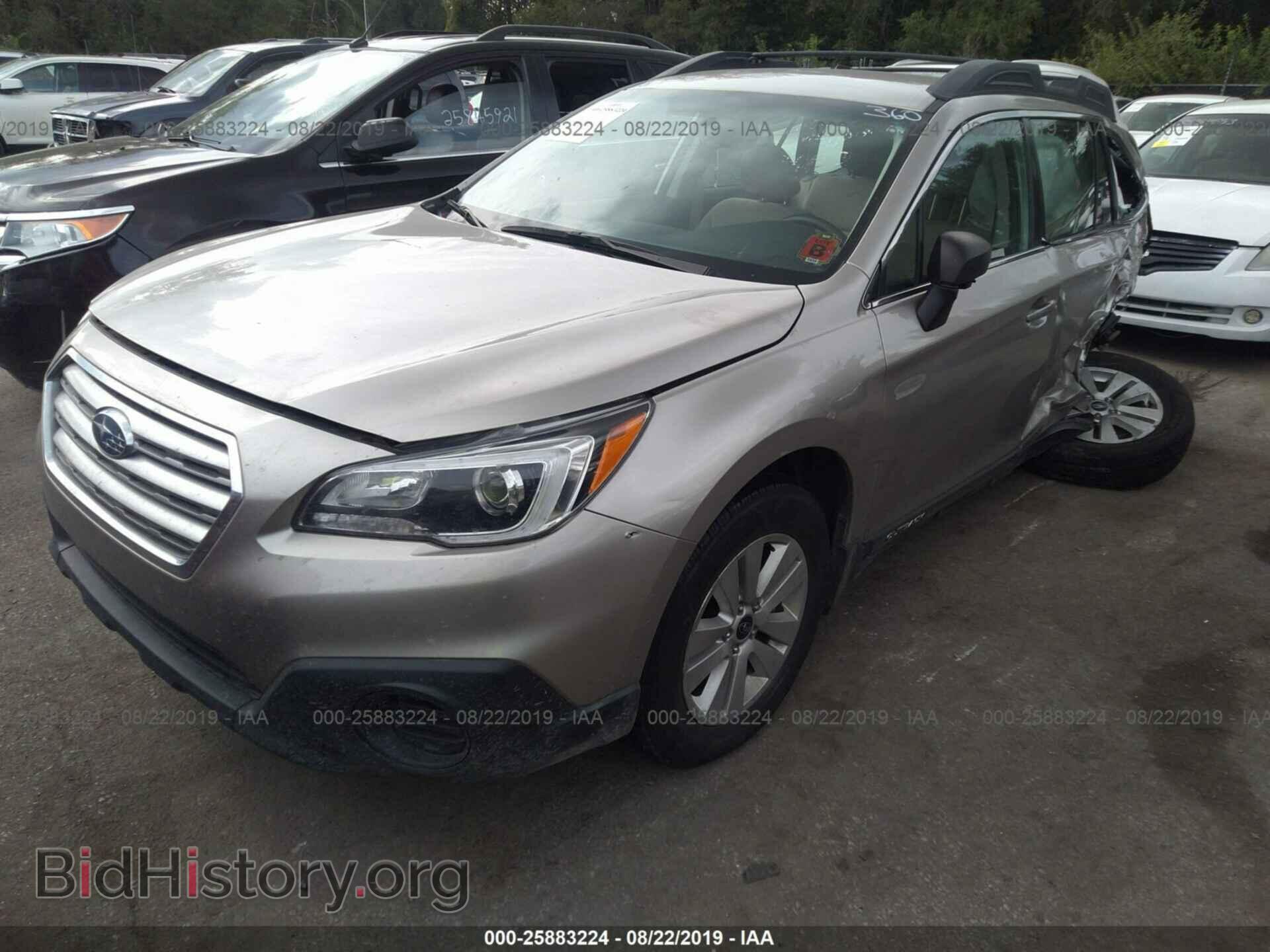 2017 SUBARU OUTBACK - VIN: 4S4BSAAC4H3386722 - Фото 2