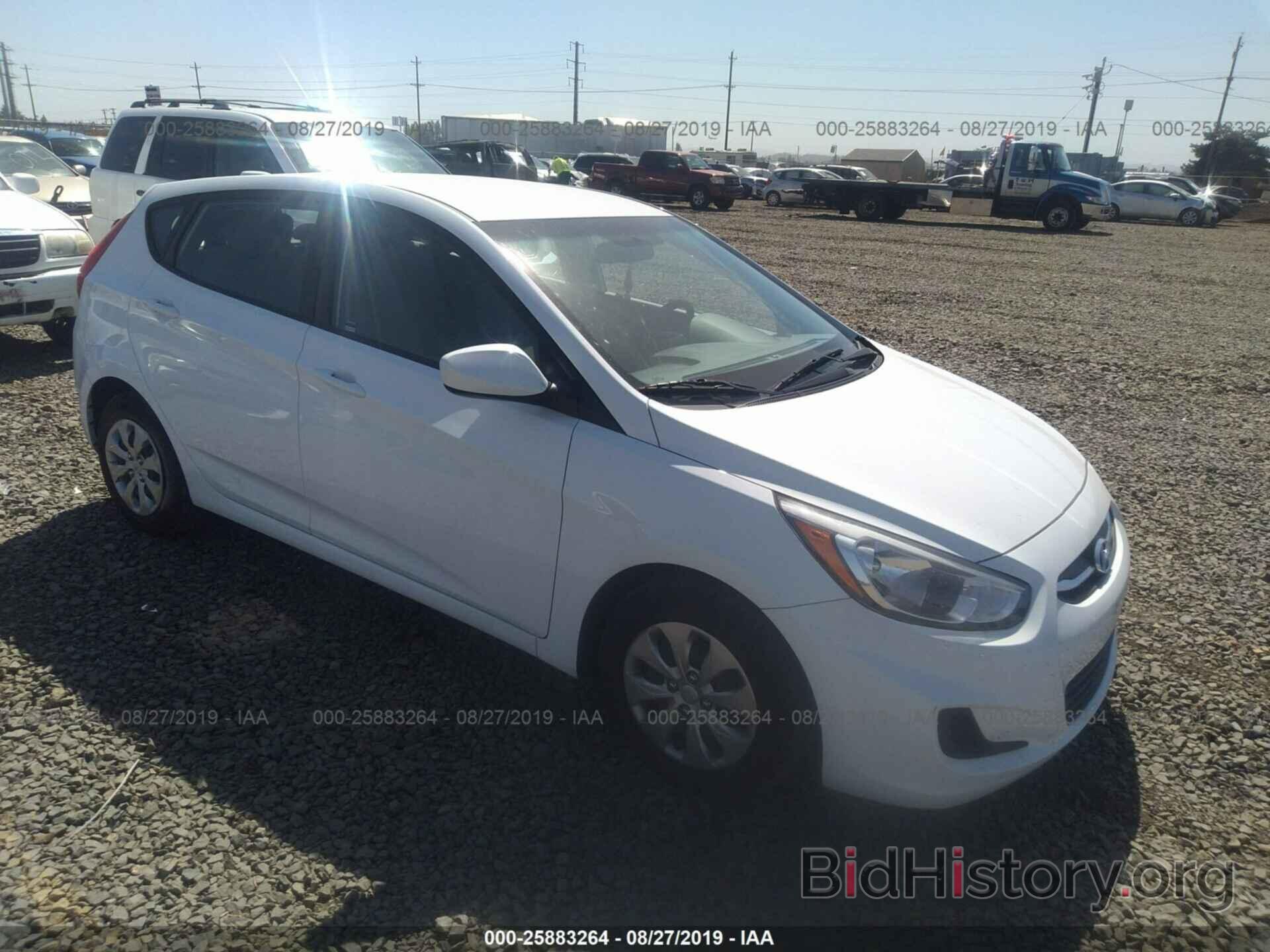 Photo KMHCT5AE9HU335219 - HYUNDAI ACCENT 2017