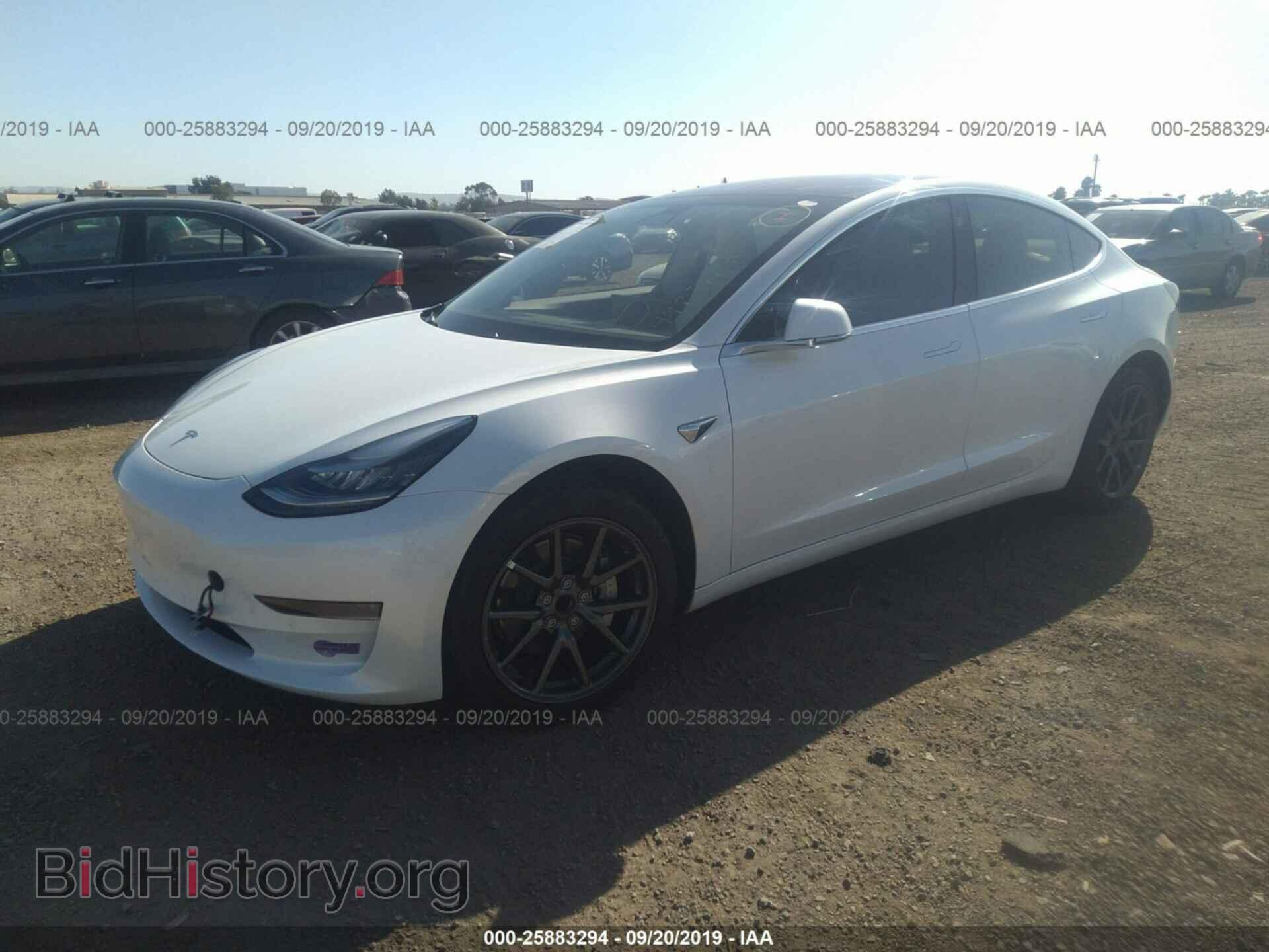 2019 TESLA MODEL 3 - VIN: 5YJ3E1EA1KF302066 - Фото 2