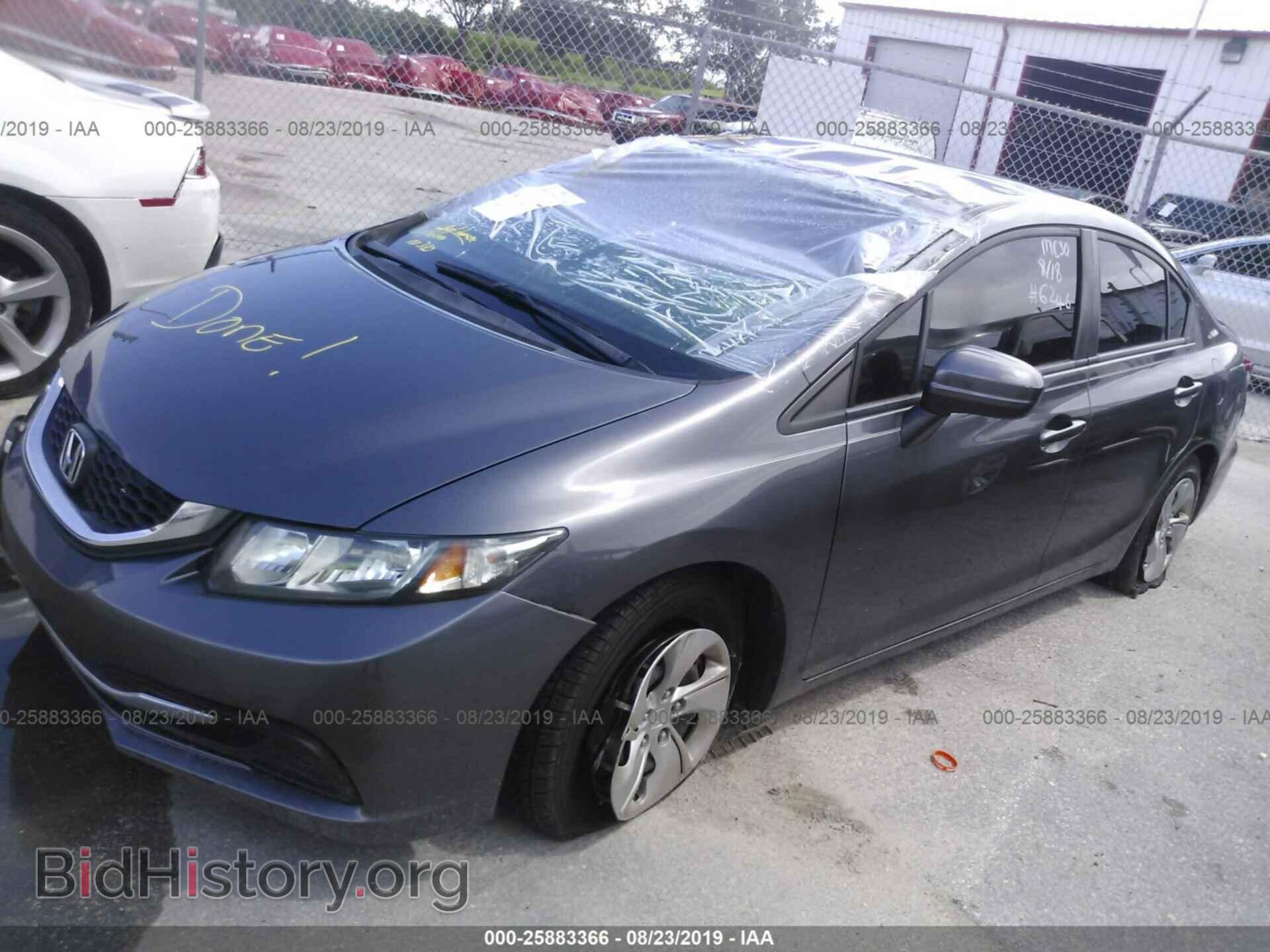 2014 HONDA CIVIC - VIN: 19XFB2F5XEE076245 - Фото 2