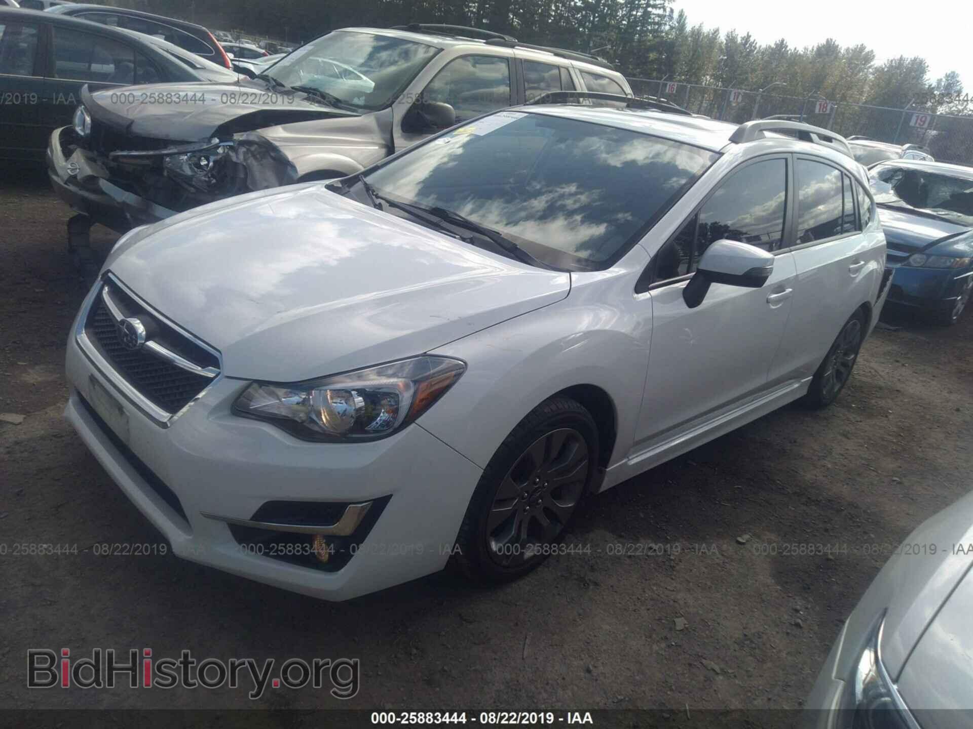 2016 SUBARU IMPREZA - VIN: JF1GPAS68G8230422 - Фото 2