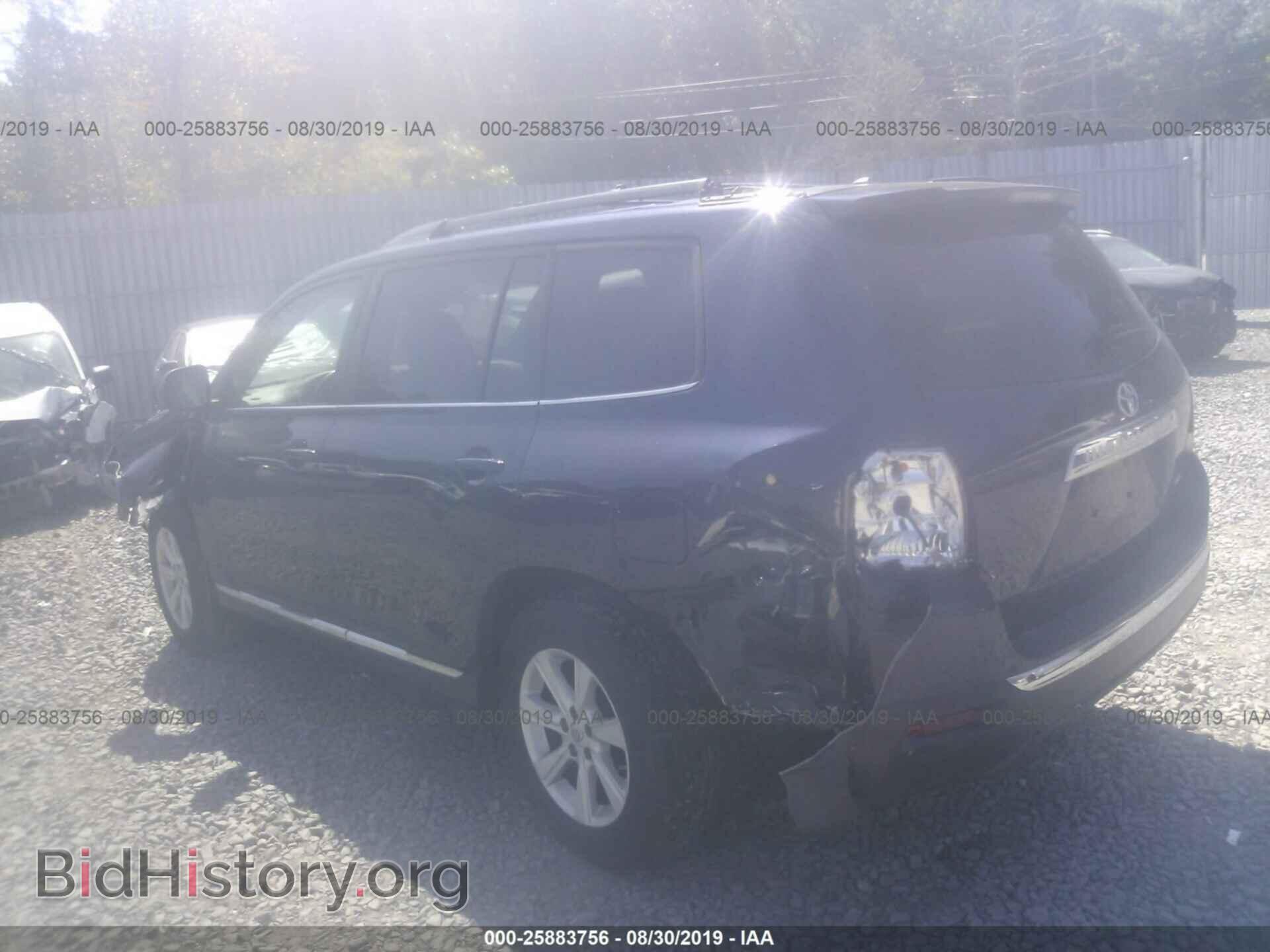 2012 TOYOTA HIGHLANDER - VIN: 5TDBK3EH8CS116664 - Фото 3