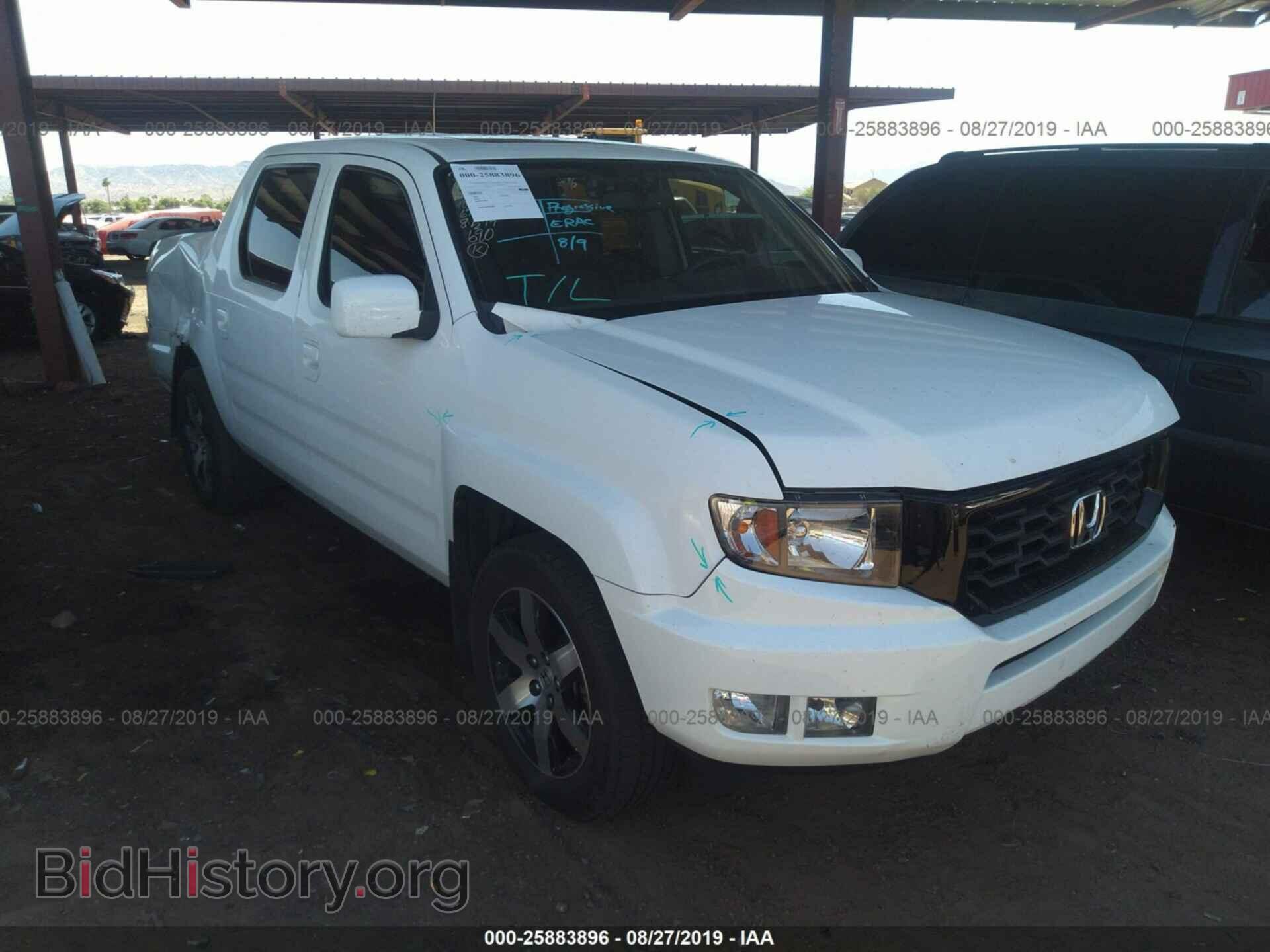 Photo 5FPYK1F68EB012220 - HONDA RIDGELINE 2014