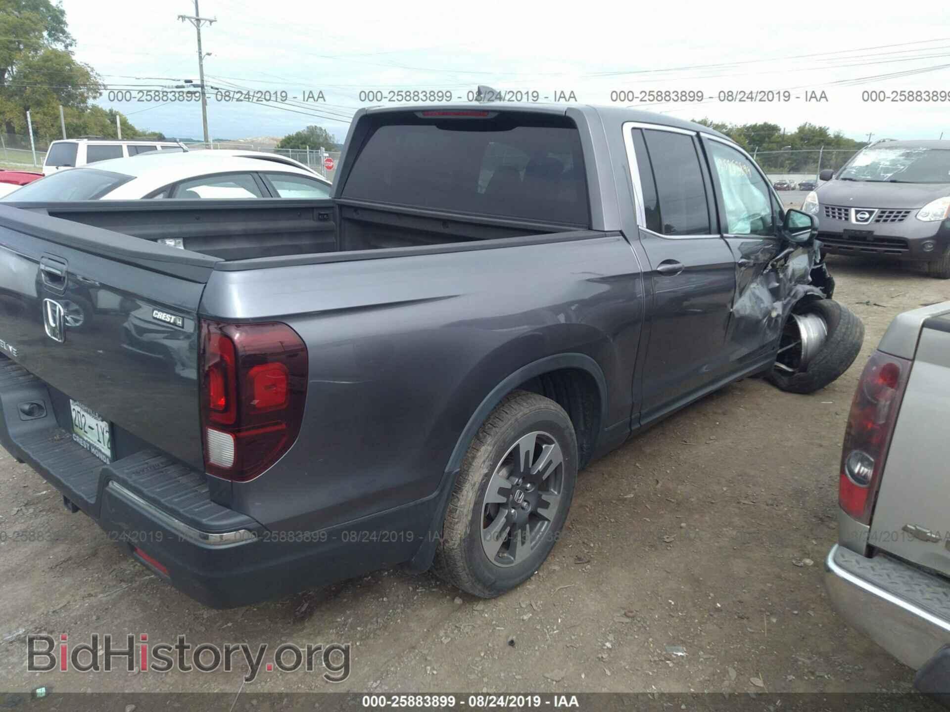 2017 HONDA RIDGELINE - VIN: 5FPYK2F69HB006646 - Фото 4