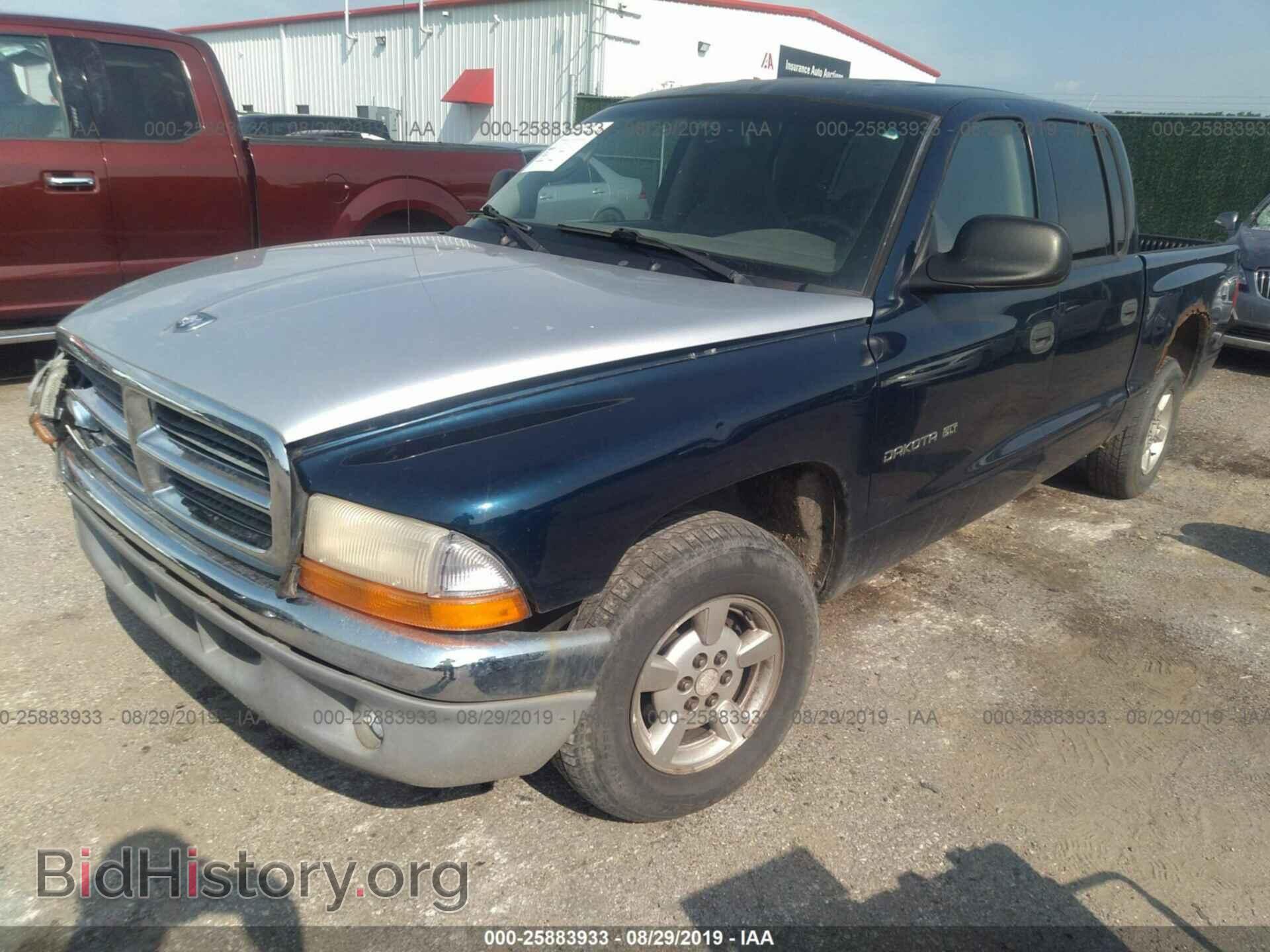 2001 DODGE DAKOTA - VIN: 1B7GL2AX71S163327 - Фото 2