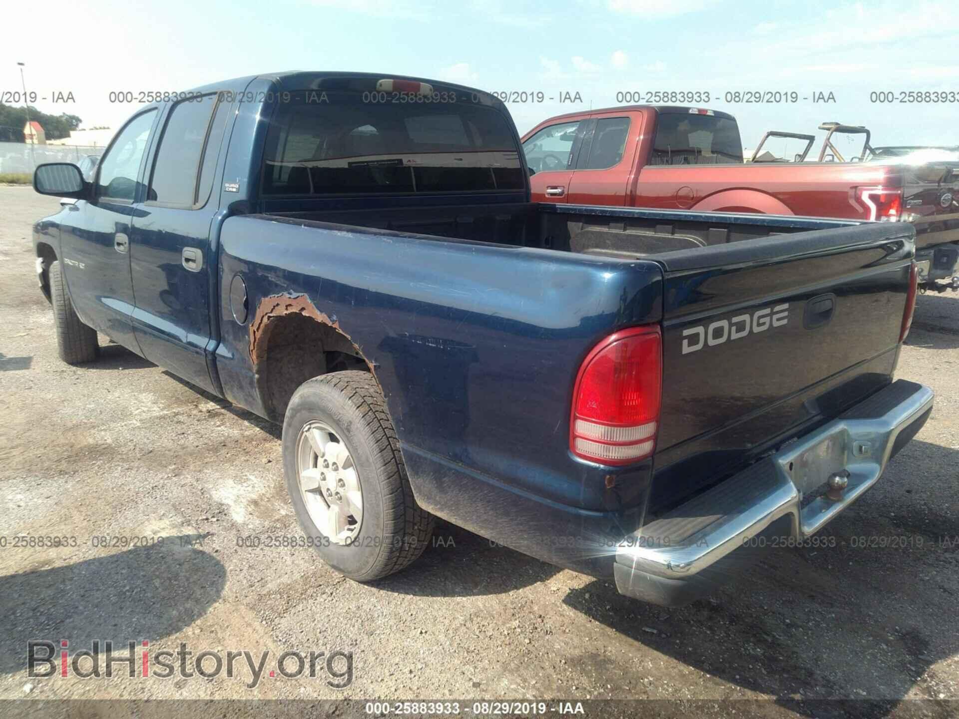 2001 DODGE DAKOTA - VIN: 1B7GL2AX71S163327 - Фото 3