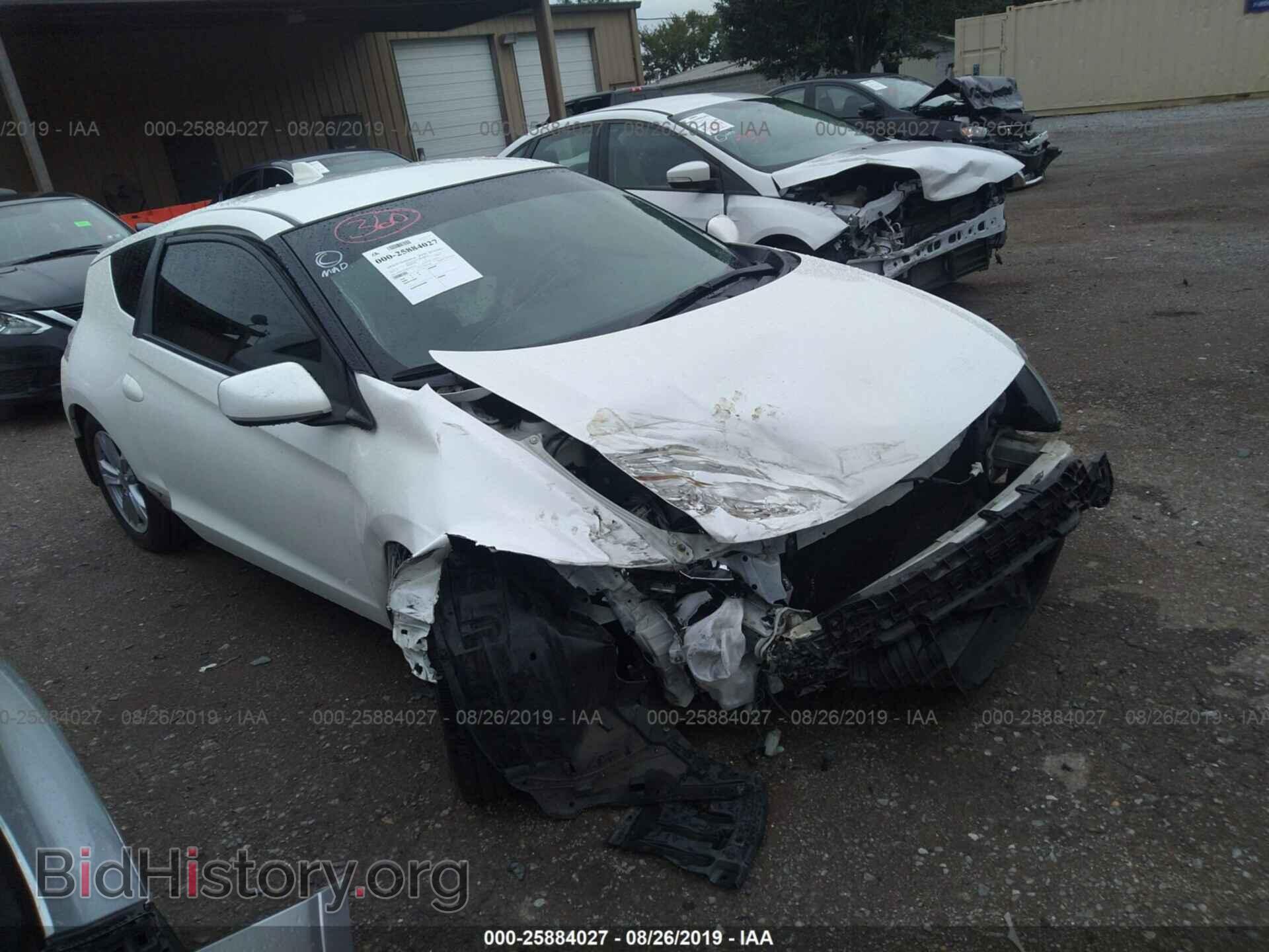 Фотография JHMZF1D64CS003579 - HONDA CR-Z 2012