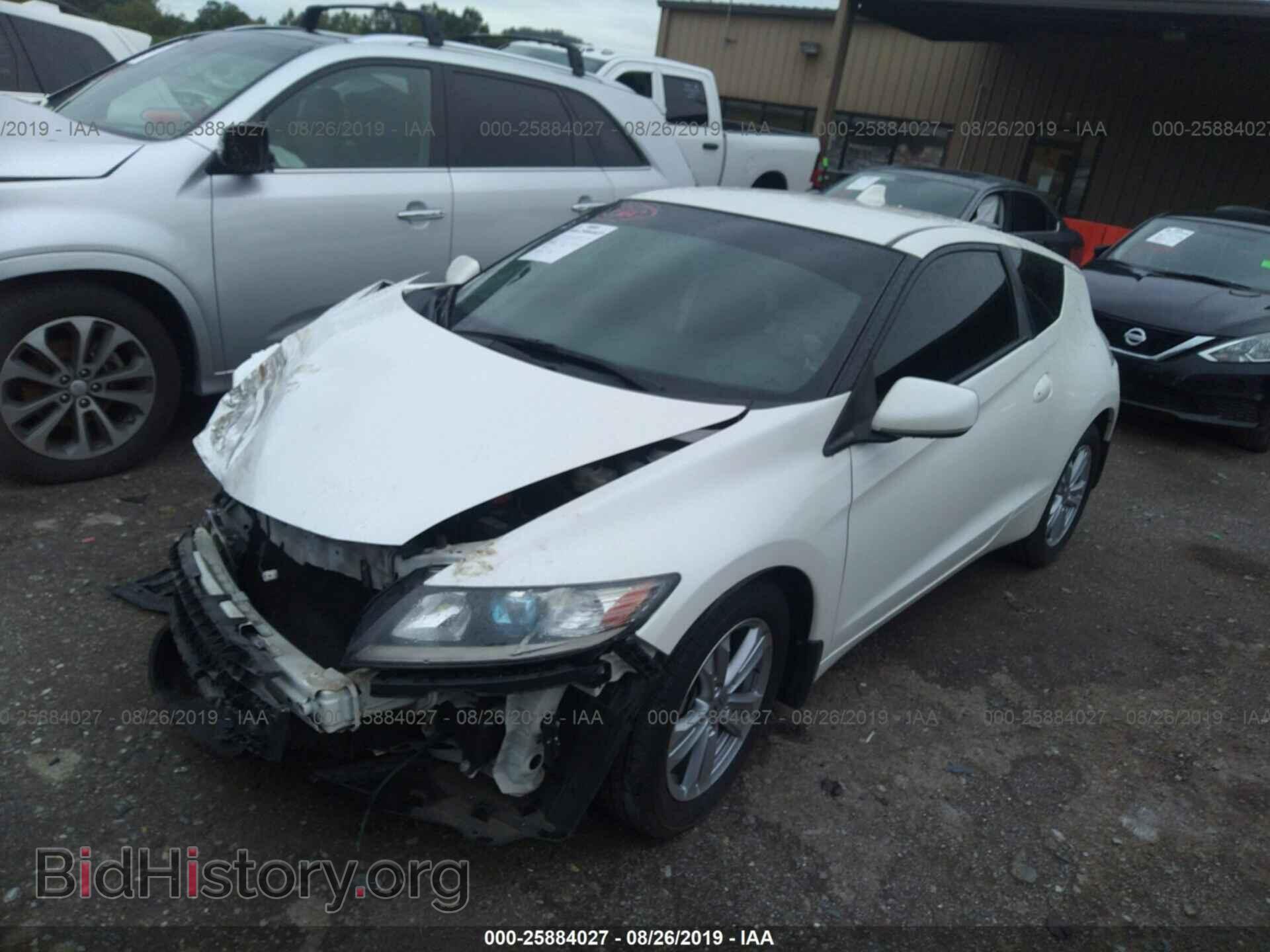 2012 HONDA CR-Z - VIN: JHMZF1D64CS003579 - Фото 2