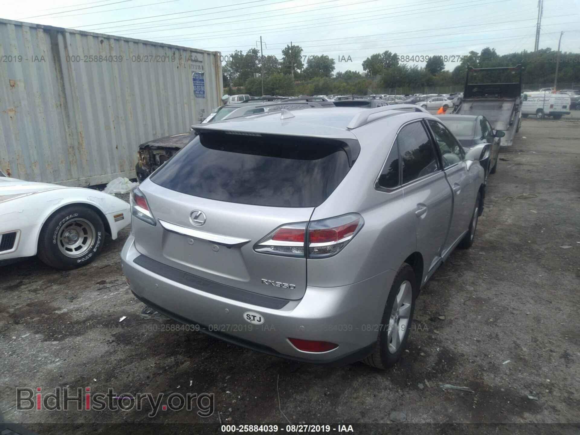 2014 LEXUS RX - VIN: 2T2BK1BA2EC226497 - Фото 4