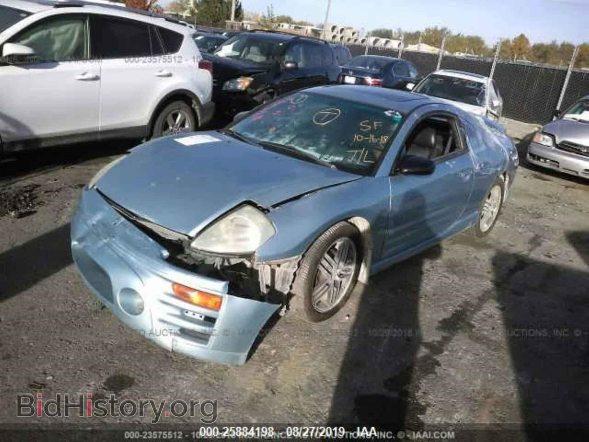 2003 MITSUBISHI ECLIPSE - VIN: 4A3AC74H73E115901 - Фото 2
