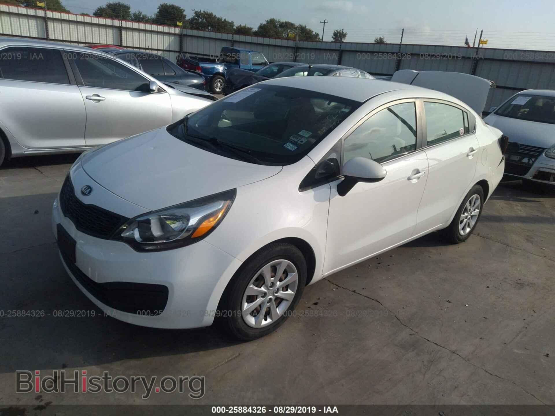 2013 KIA RIO - VIN: KNADM4A32D6284835 - Photo 2