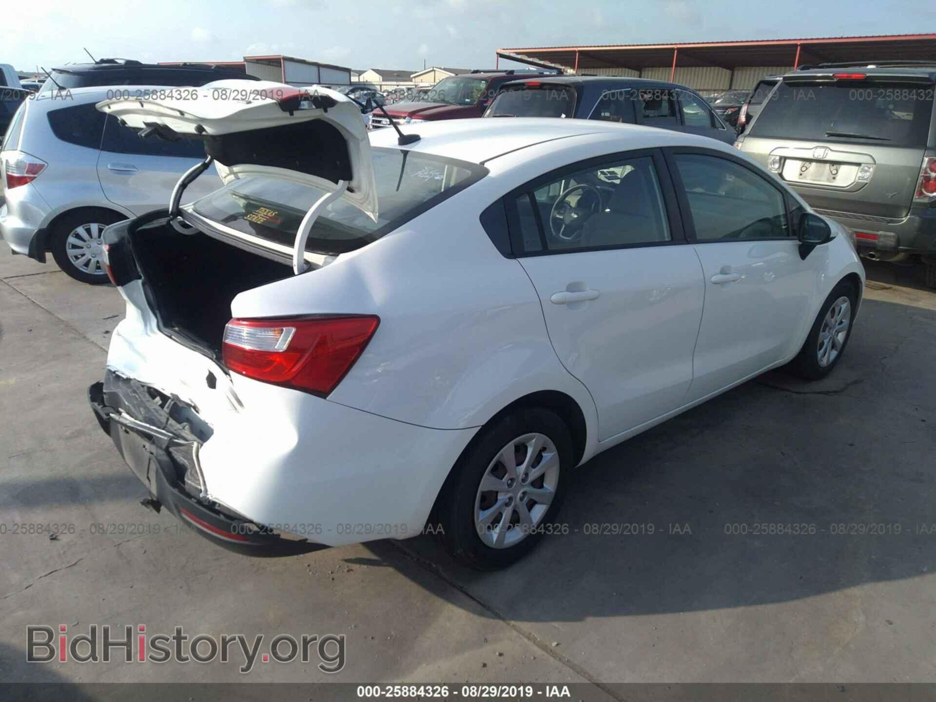2013 KIA RIO - VIN: KNADM4A32D6284835 - Photo 4