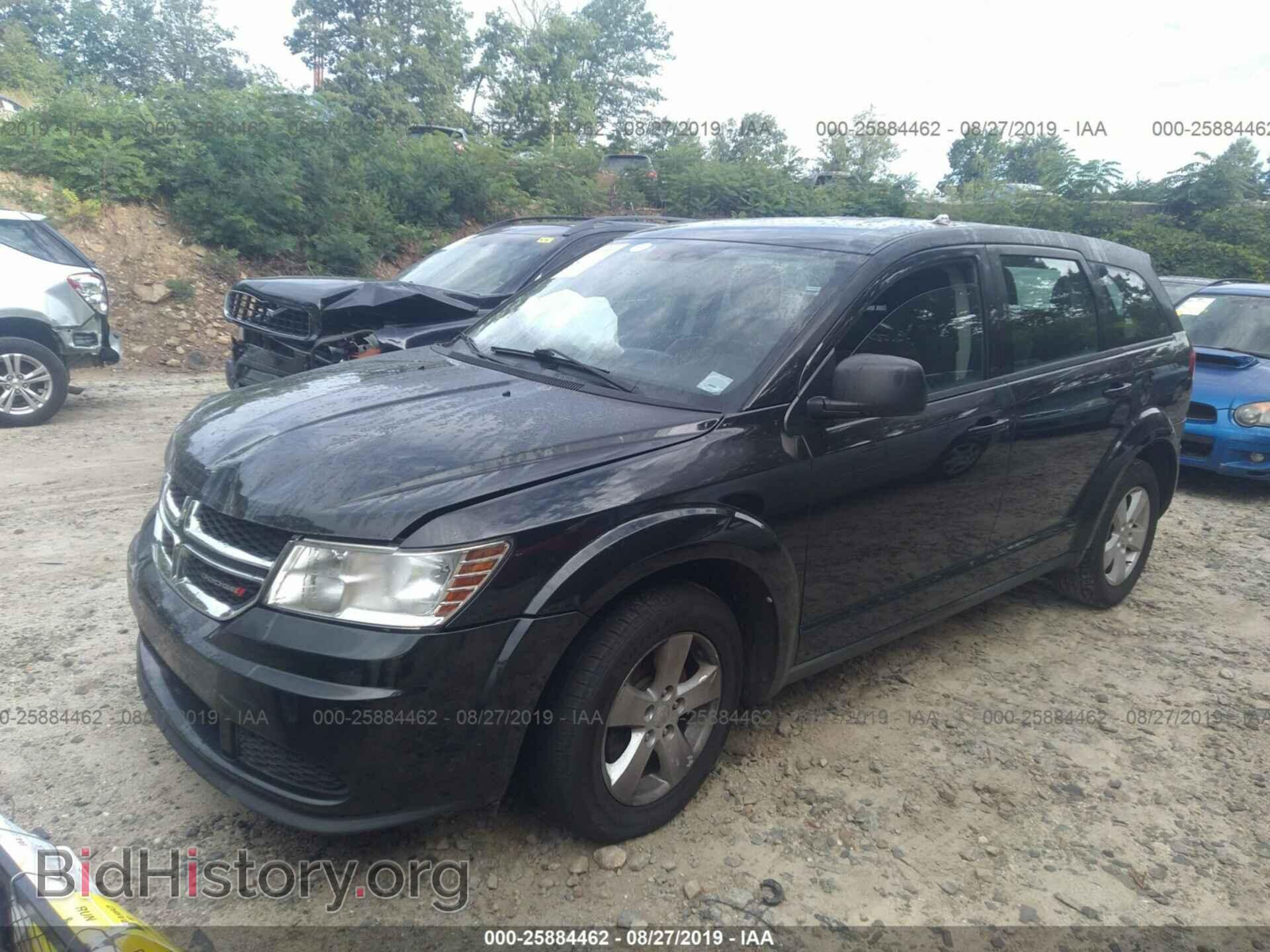 2013 DODGE JOURNEY - VIN: 3C4PDCAB1DT516509 - Фото 2