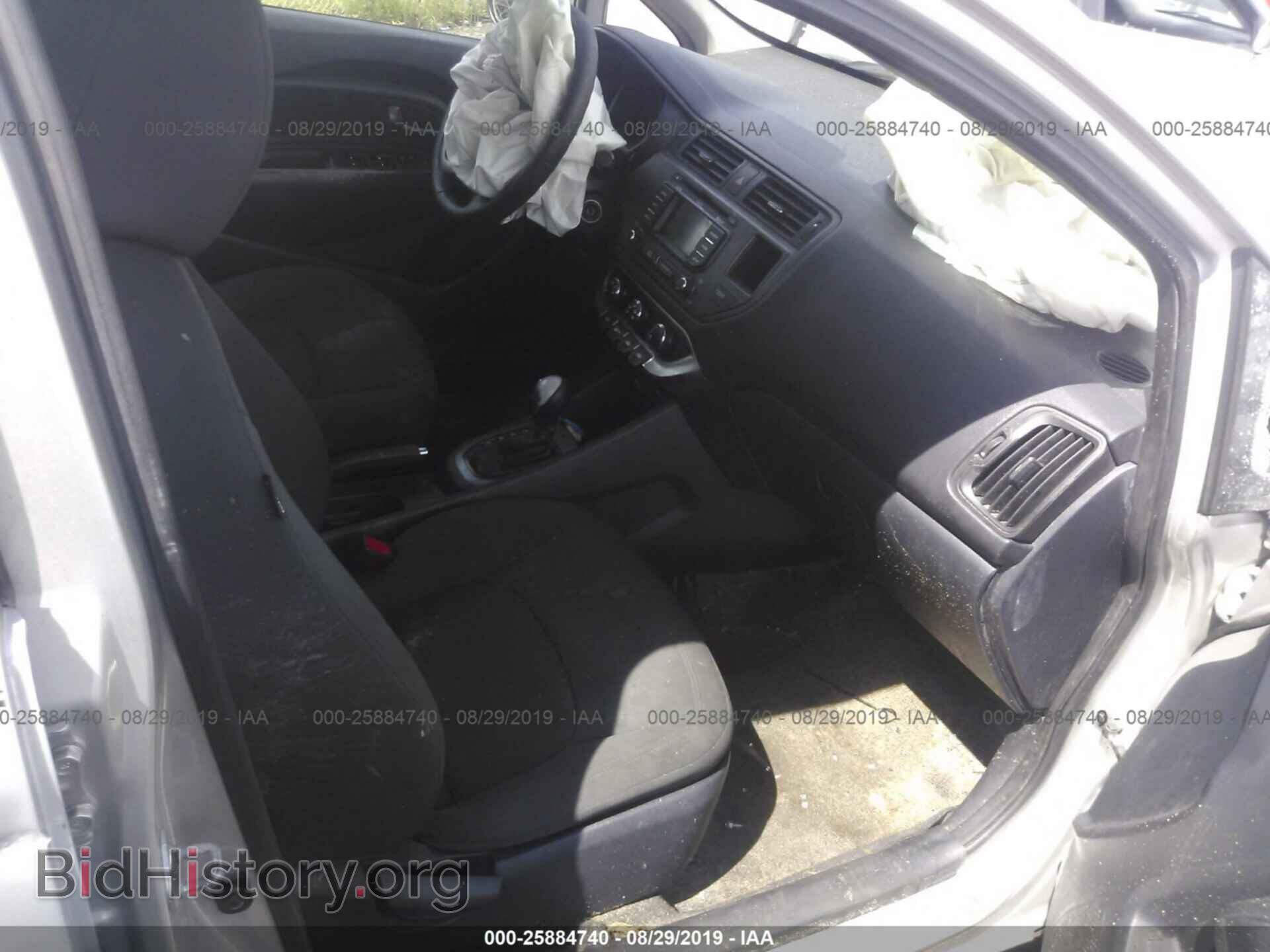 2013 KIA RIO - VIN: KNADN5A32D6216571 - Фото 5
