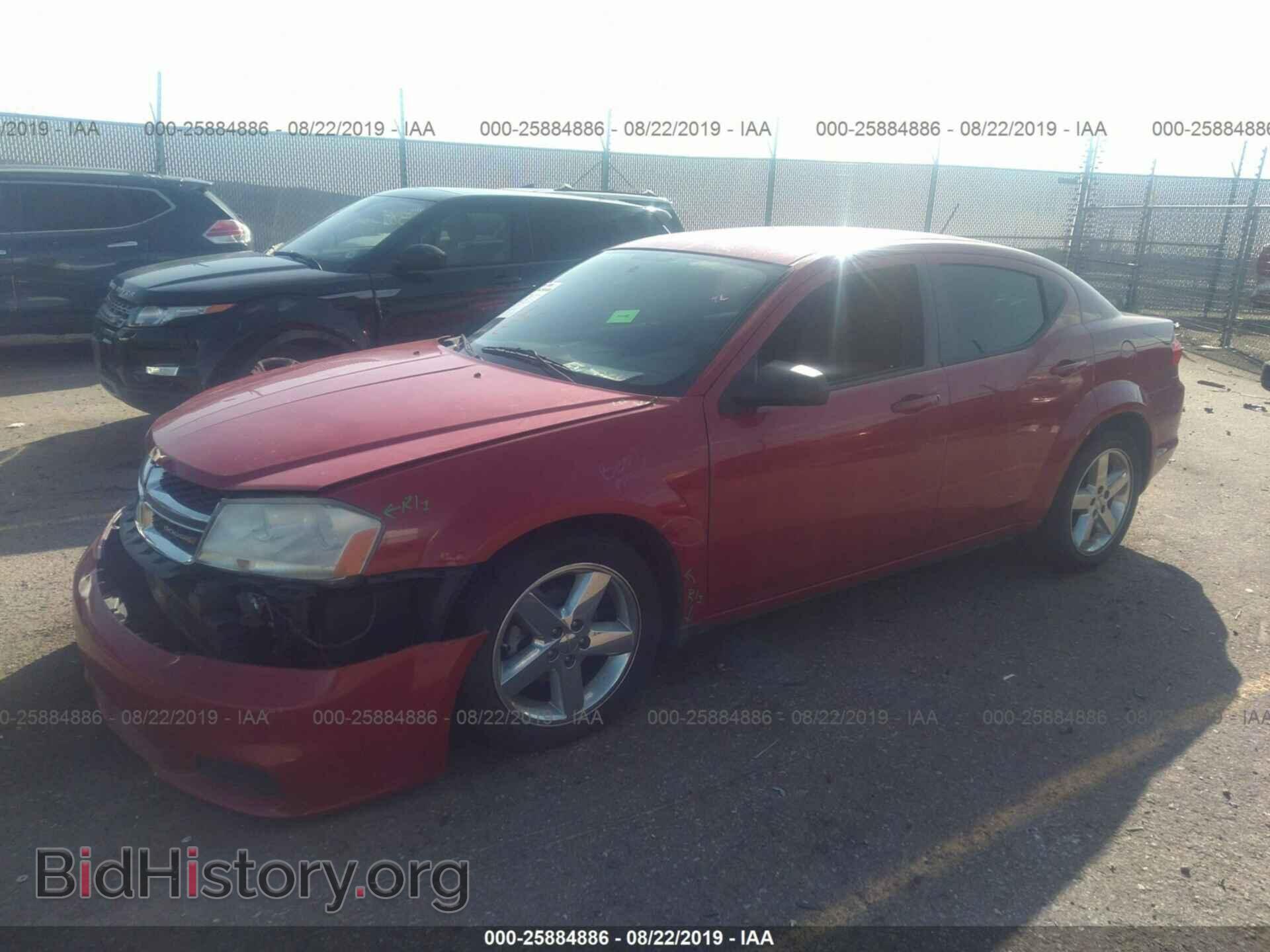 2013 DODGE AVENGER - VIN: 1C3CDZAB9DN537646 - Фото 2