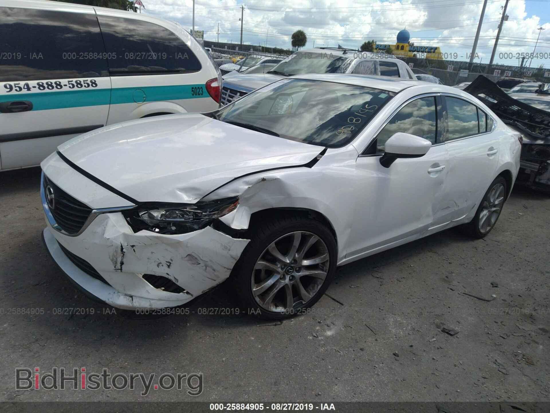 2016 MAZDA 6 - VIN: JM1GJ1V52G1428145 - Фото 2
