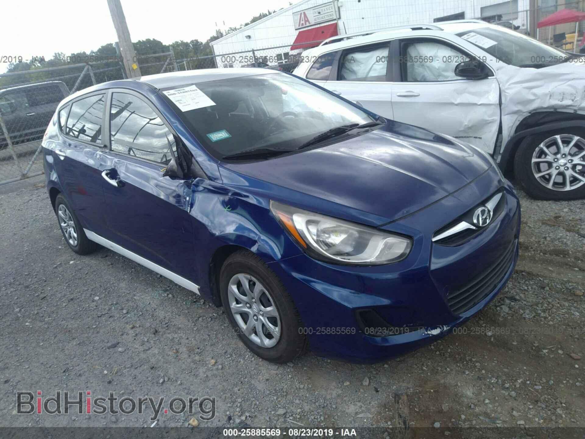 Photo KMHCT5AE0CU048506 - HYUNDAI ACCENT 2012