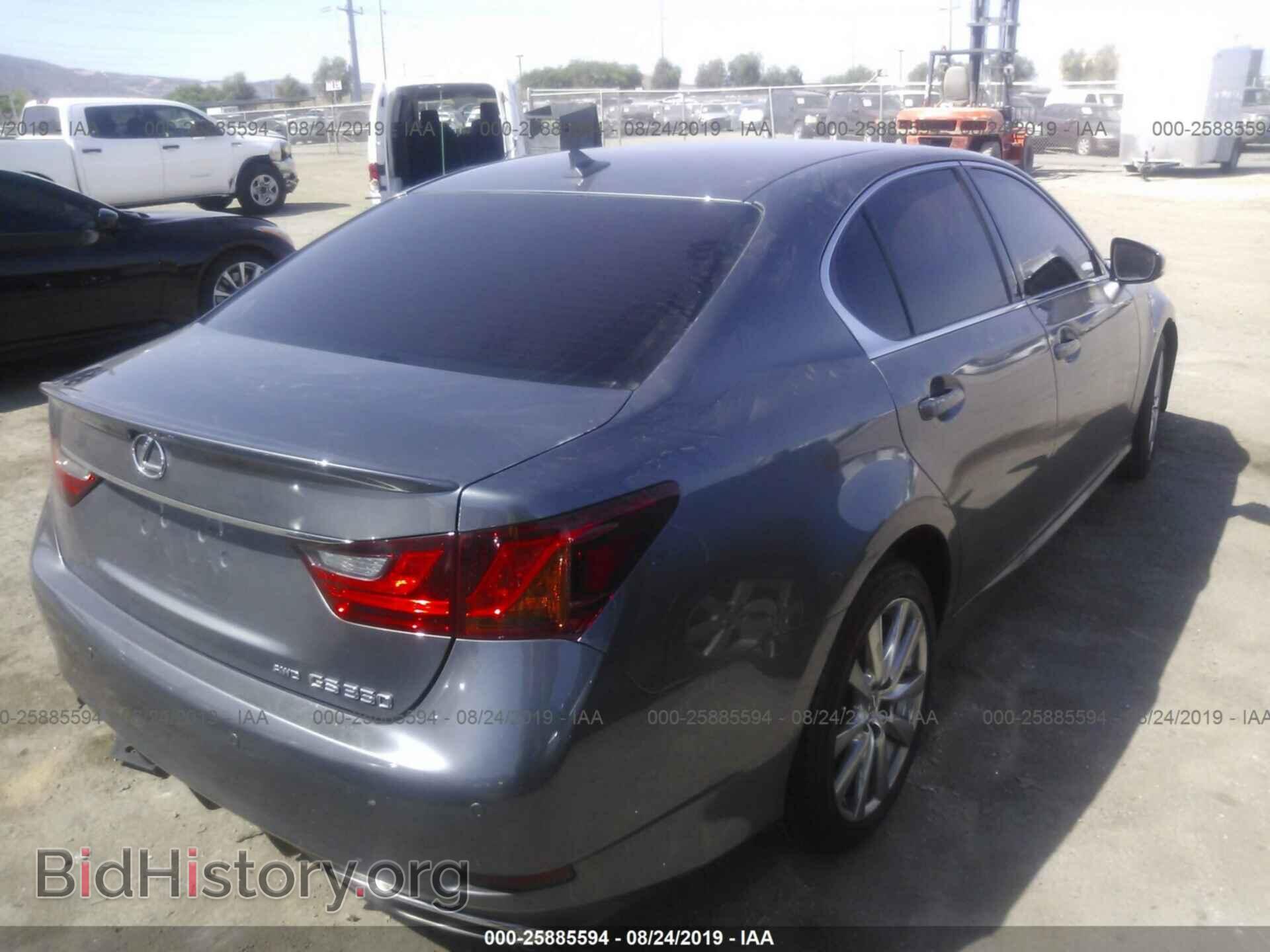 2013 LEXUS GS - VIN: JTHCE1BL0D5015956 - Фото 4
