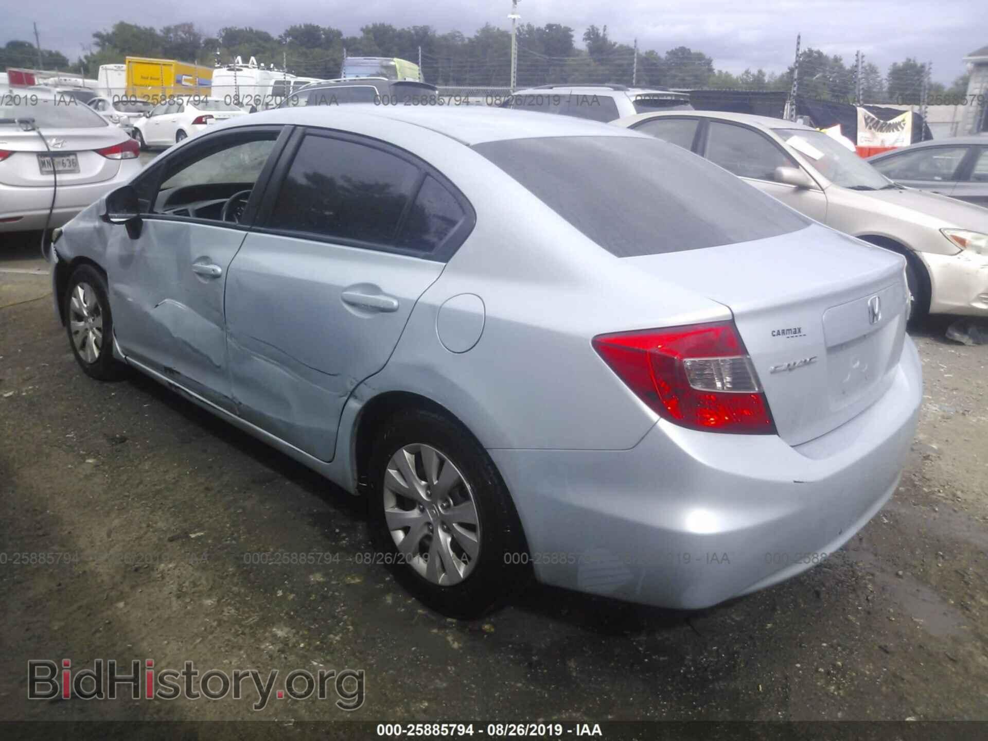 2012 HONDA CIVIC - VIN: 2HGFB2F54CH513580 - Фото 3