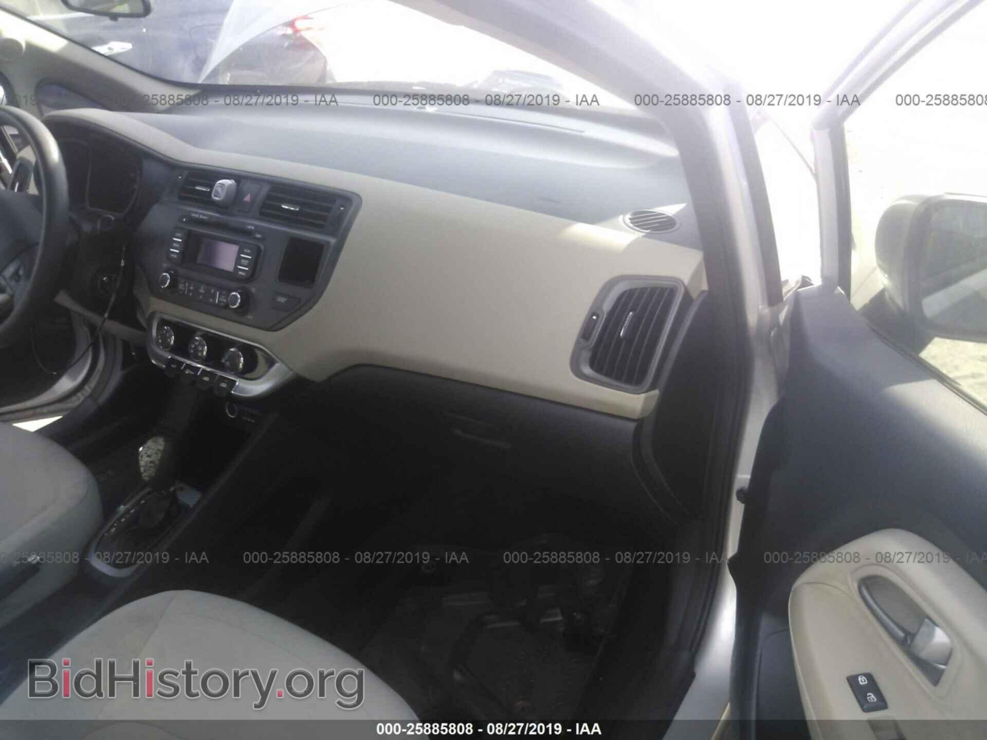 2012 KIA RIO - VIN: KNADN4A32C6061559 - Фото 5