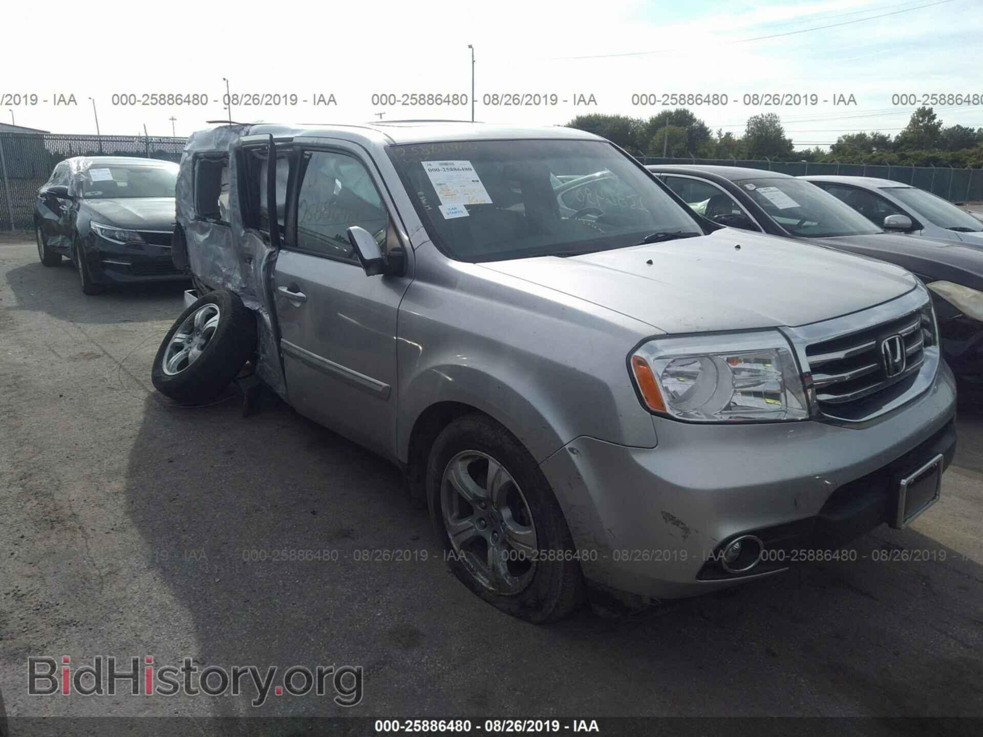 Фотография 5FNYF4H57CB039716 - HONDA PILOT 2012