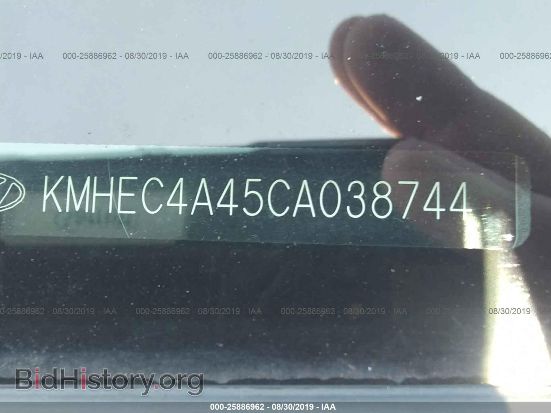 2012 HYUNDAI SONATA - VIN: KMHEC4A45CA038744 - Фото 9