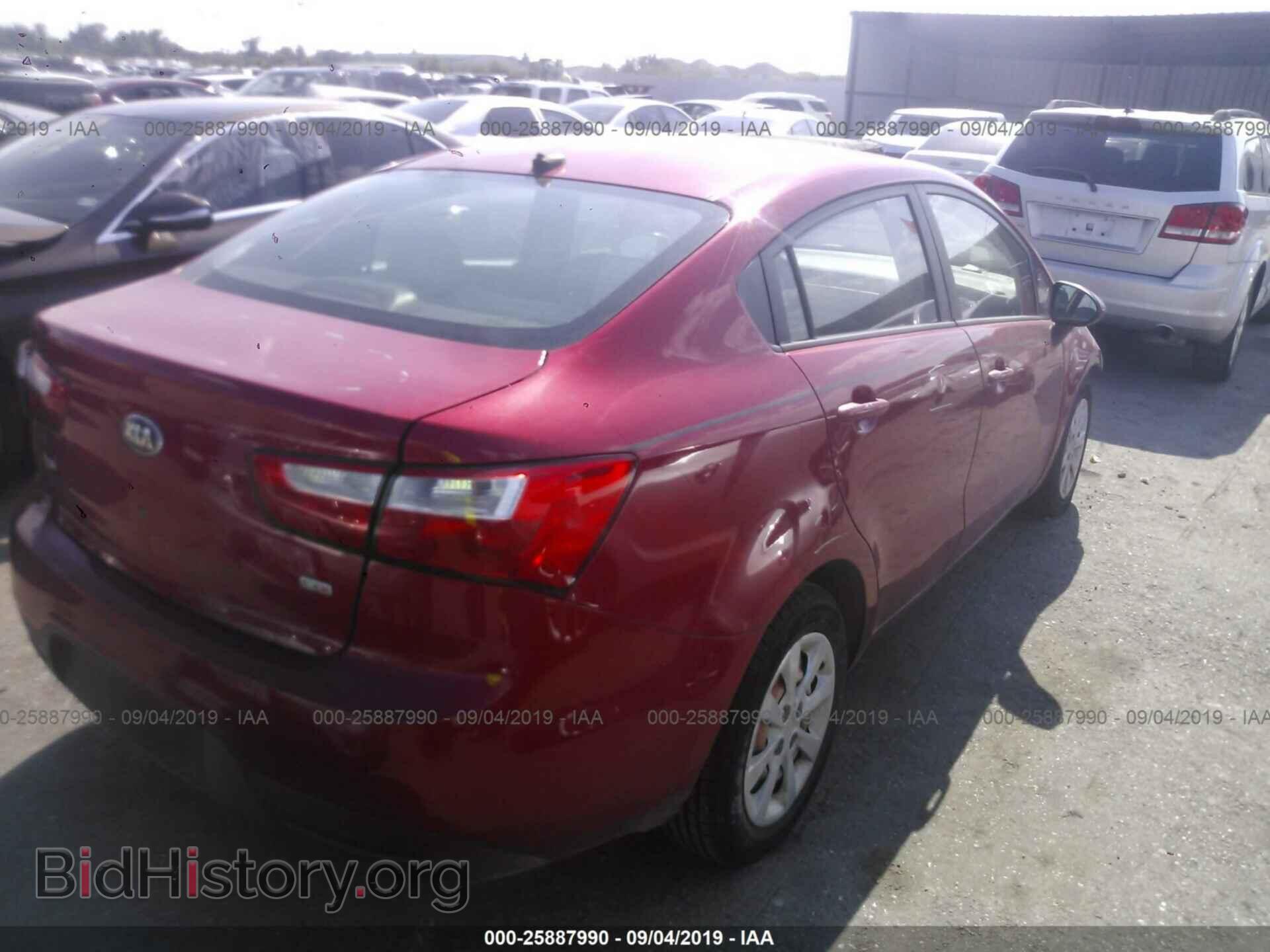 2013 KIA RIO - VIN: KNADM4A31D6199369 - Фото 4