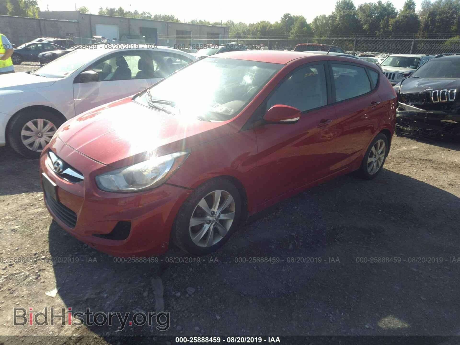 2013 HYUNDAI ACCENT - VIN: KMHCU5AE7DU079251 - Фото 2