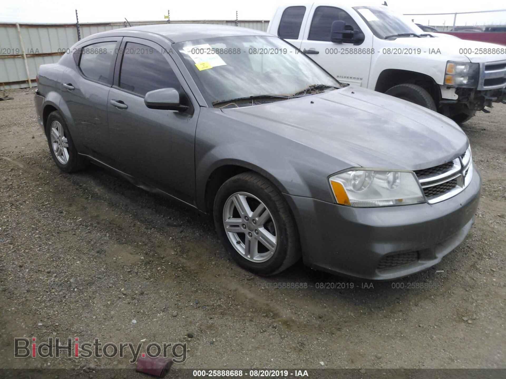 Photo 1C3CDZCB4CN198225 - DODGE AVENGER 2012