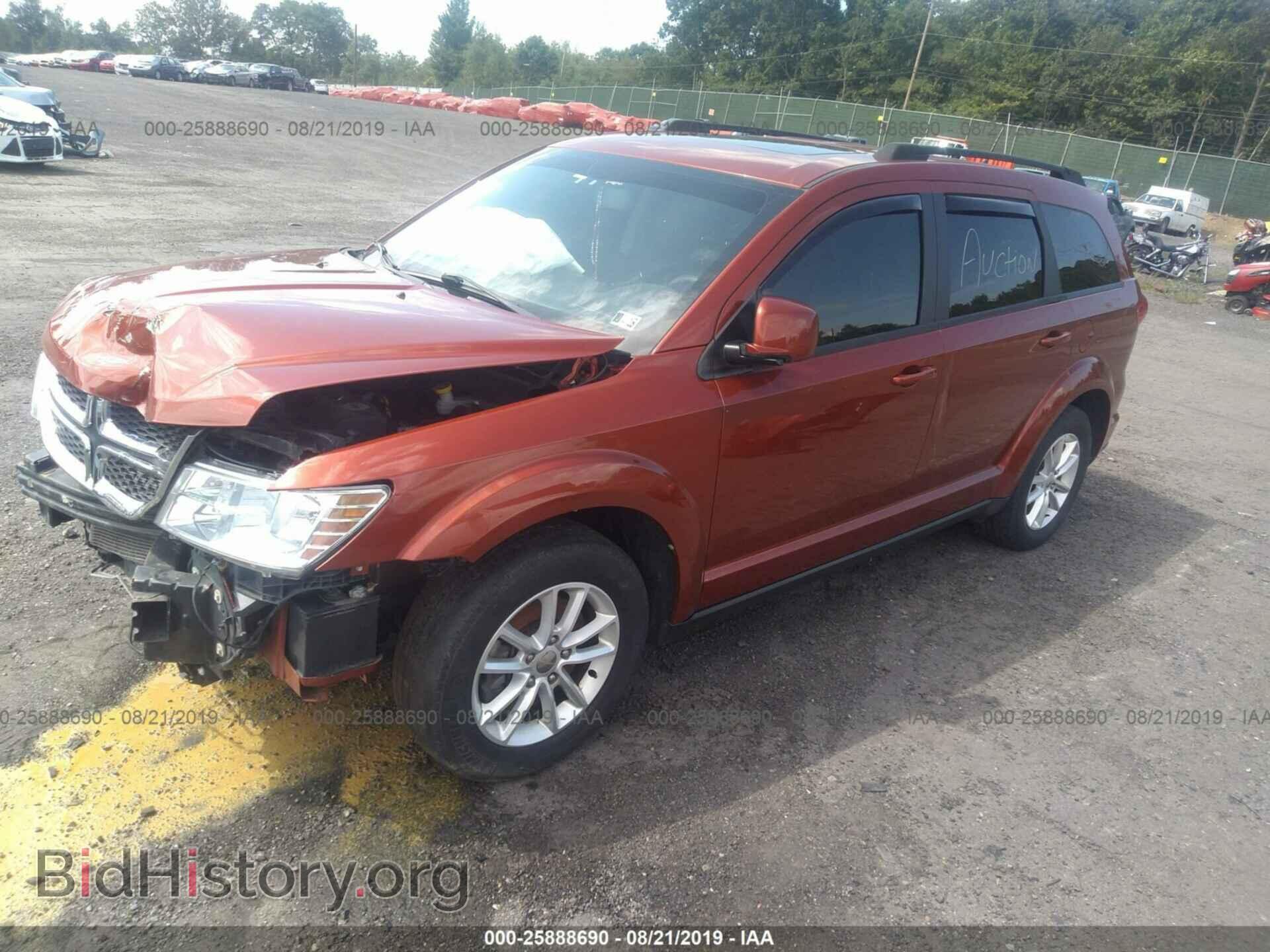 2014 DODGE JOURNEY - VIN: 3C4PDCBB7ET244628 - Фото 2