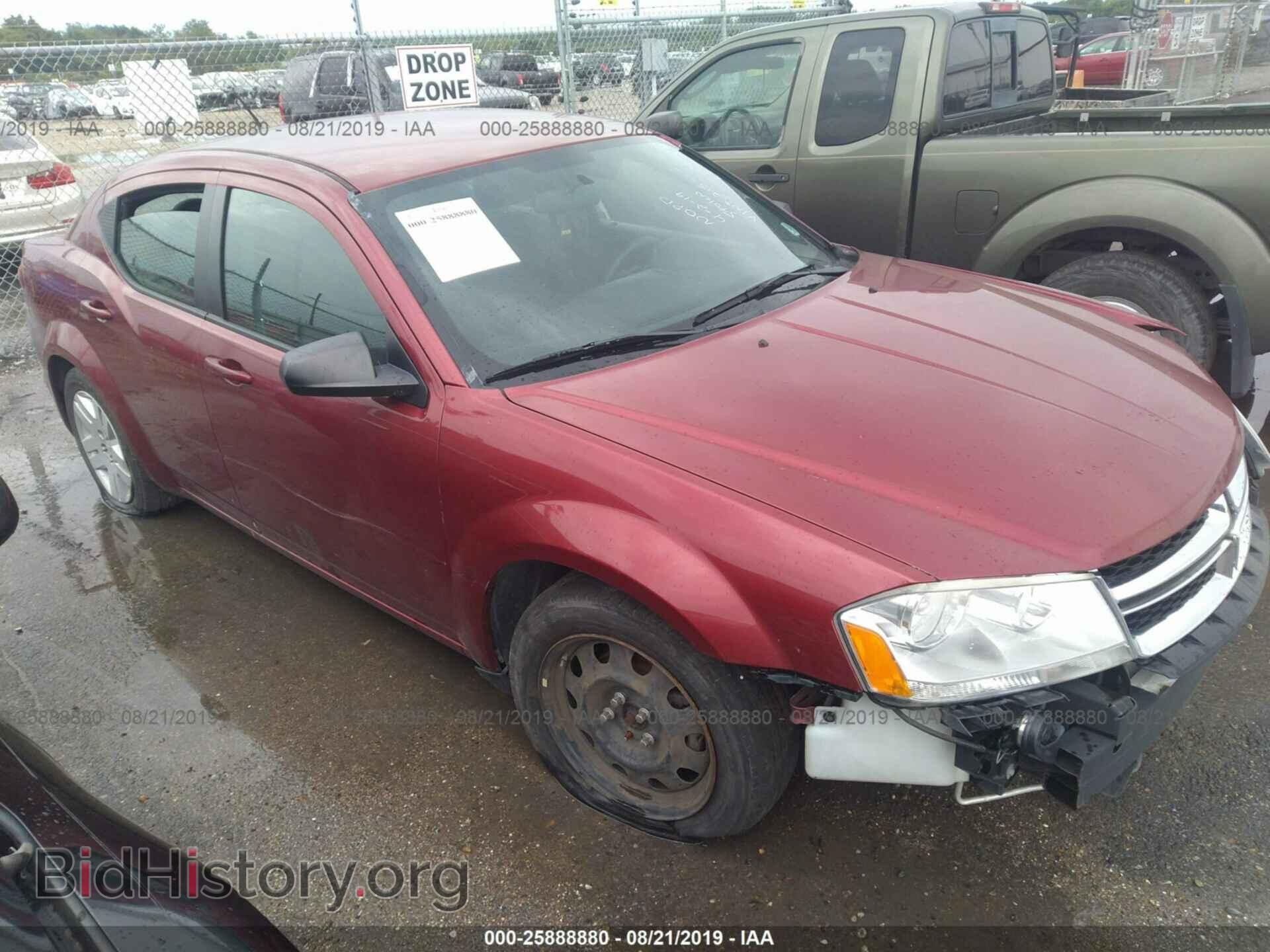 Photo 1C3CDZAB2EN215853 - DODGE AVENGER 2014