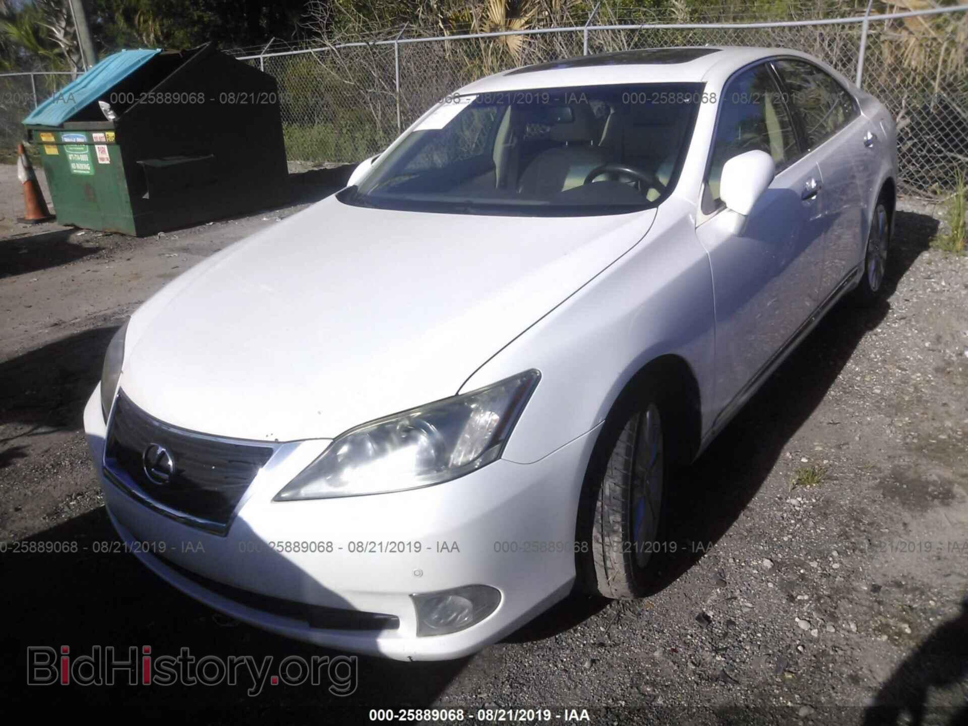 2011 LEXUS ES - VIN: JTHBK1EG5B2417151 - Фото 2