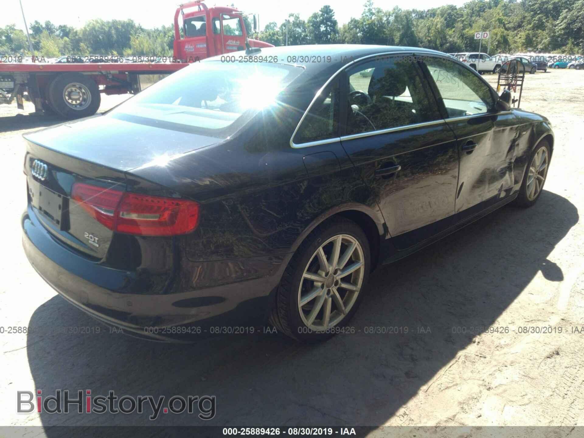 2014 AUDI A4 - VIN: WAUFFAFL3EN028804 - Фото 4