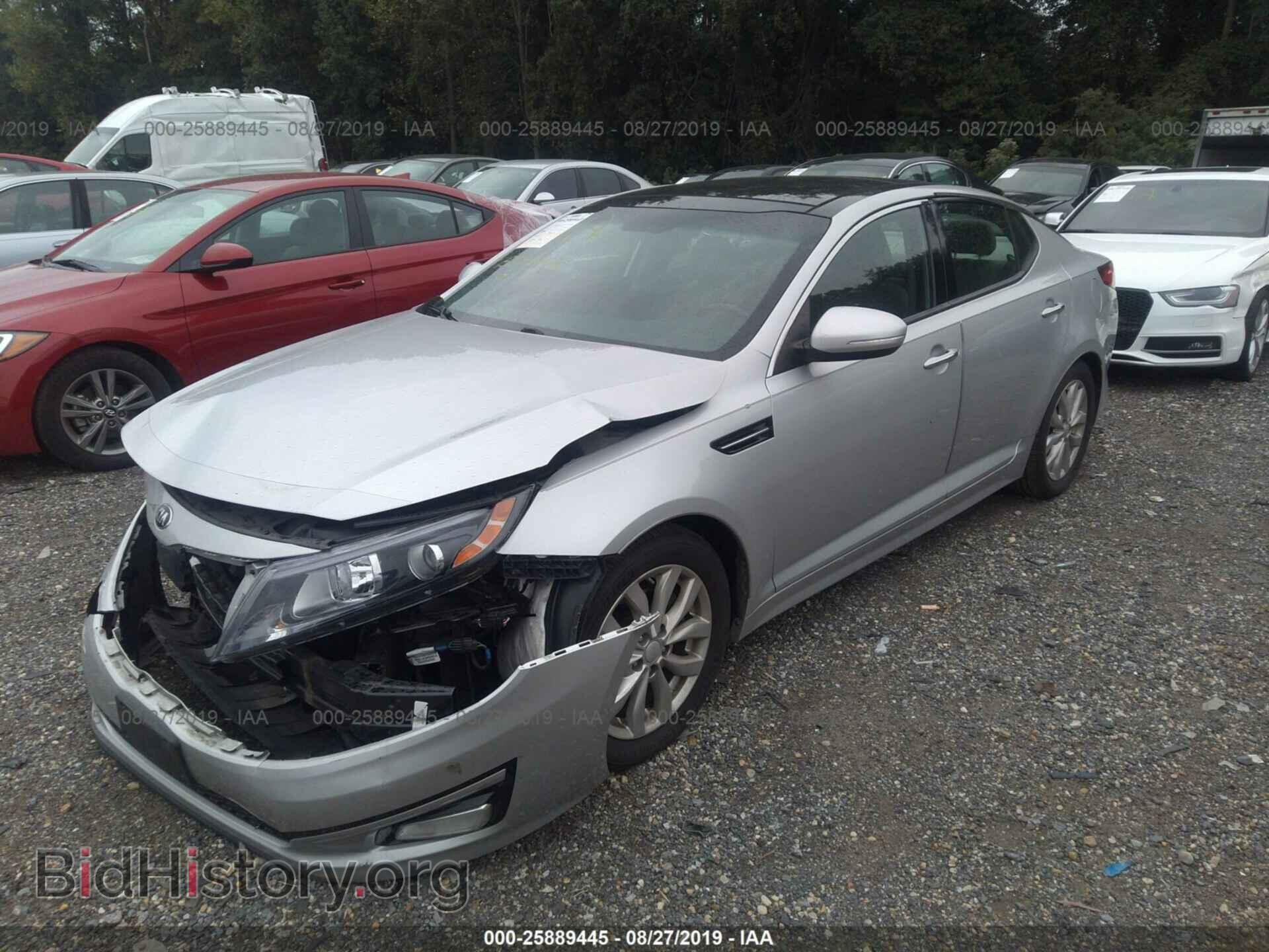 2014 KIA OPTIMA - VIN: 5XXGN4A70EG347627 - Фото 2