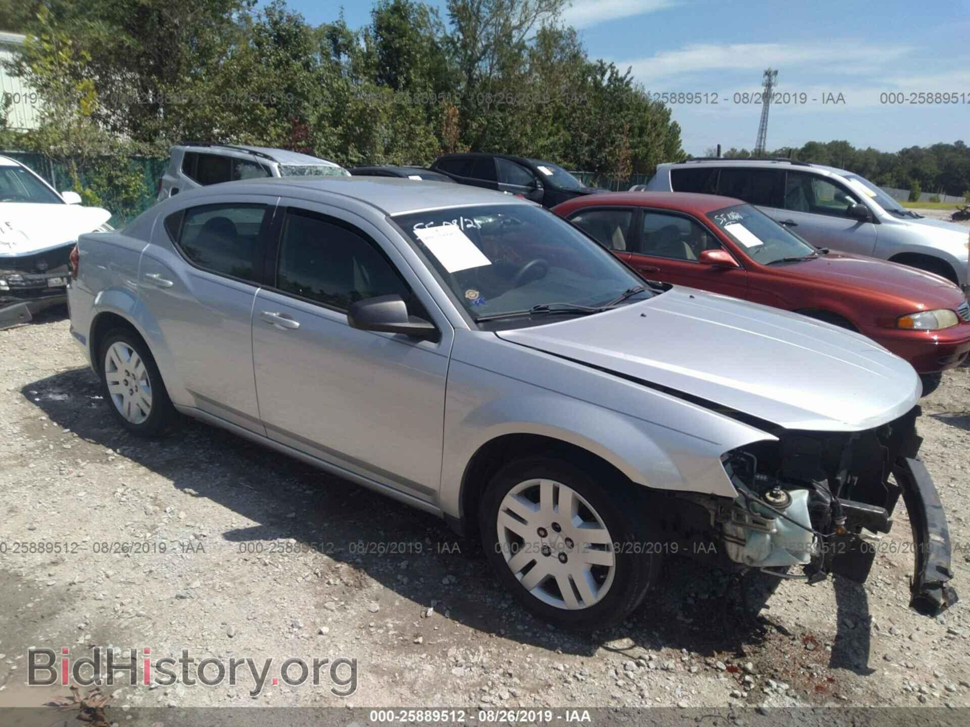 Photo 1C3CDZAB9CN169953 - DODGE AVENGER 2012