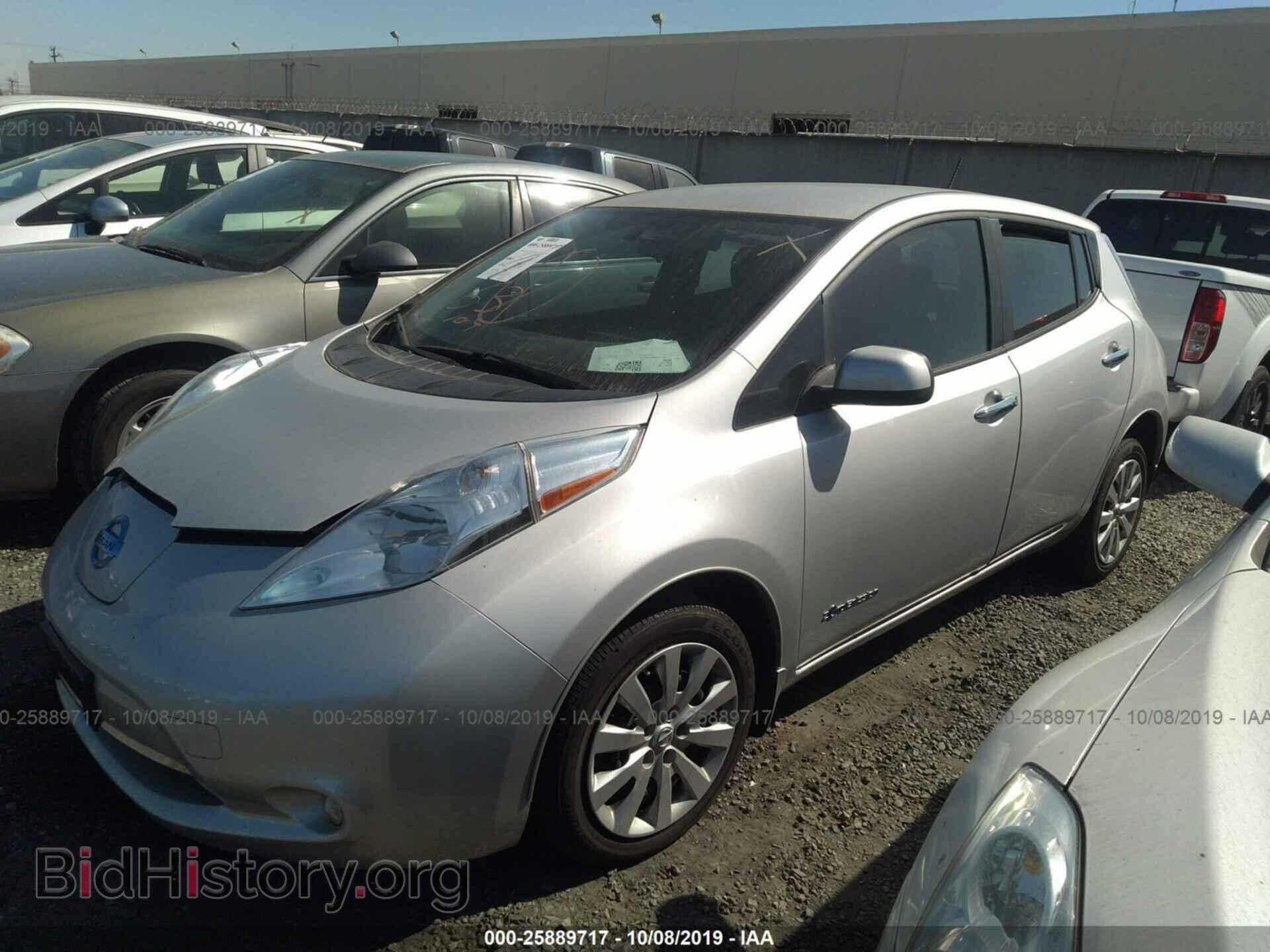 2015 NISSAN LEAF - VIN: 1N4AZ0CP5FC332631 - Фото 2