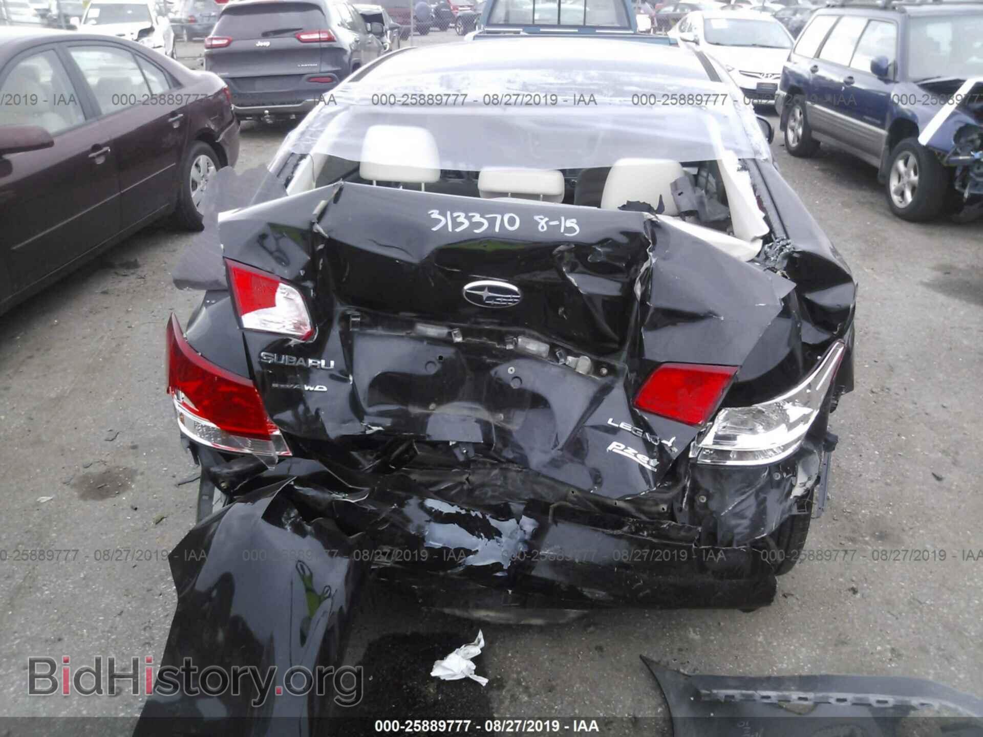 2011 SUBARU LEGACY - VIN: 4S3BMBB60B3228205 - Фото 6