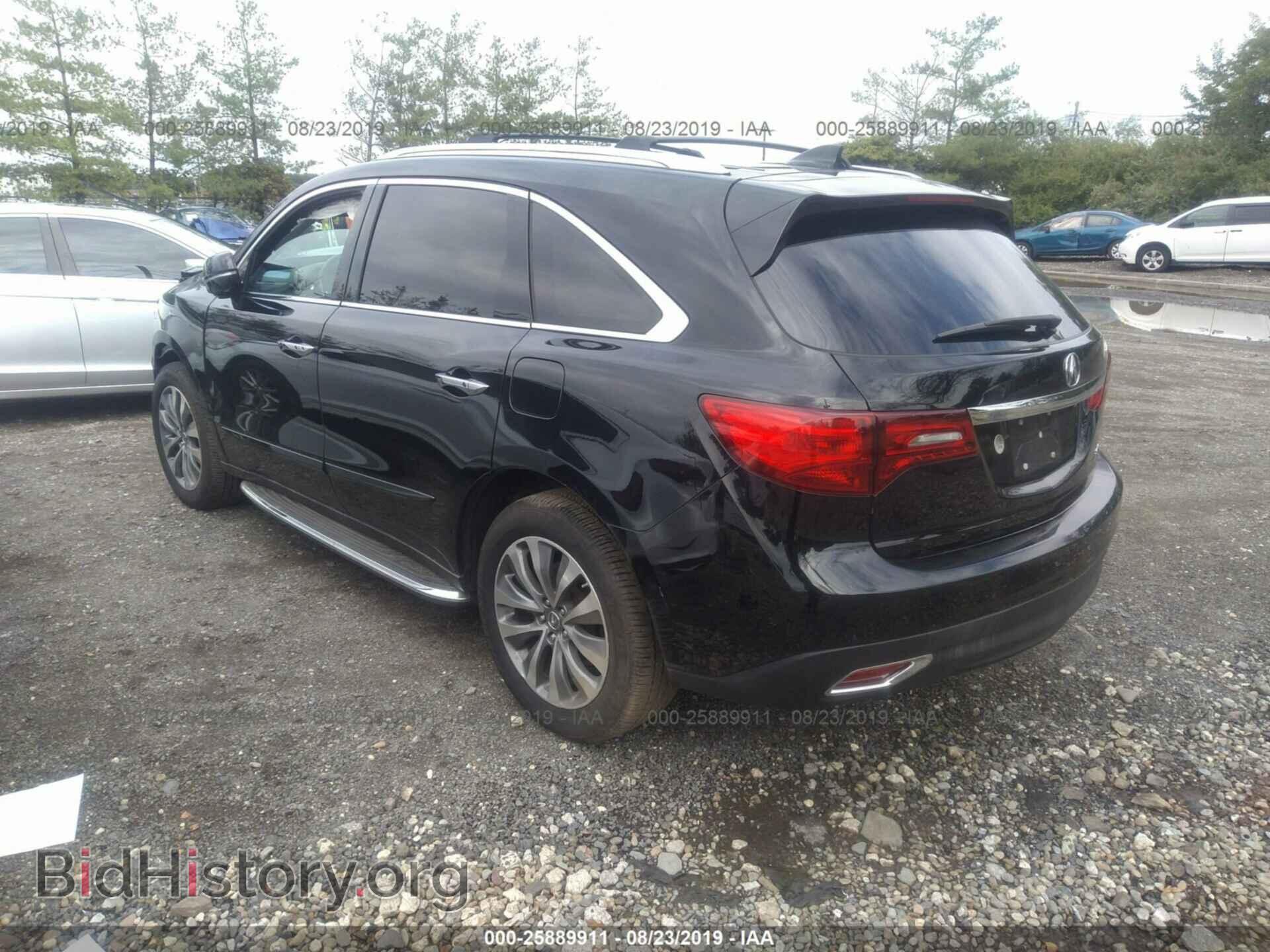 2014 ACURA MDX - VIN: 5FRYD4H49EB011253 - Фото 3