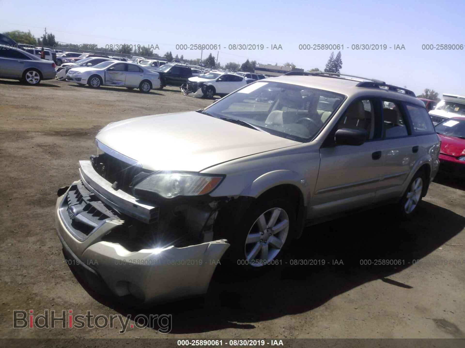 2008 SUBARU OUTBACK - VIN: 4S4BP61C087323415 - Фото 2
