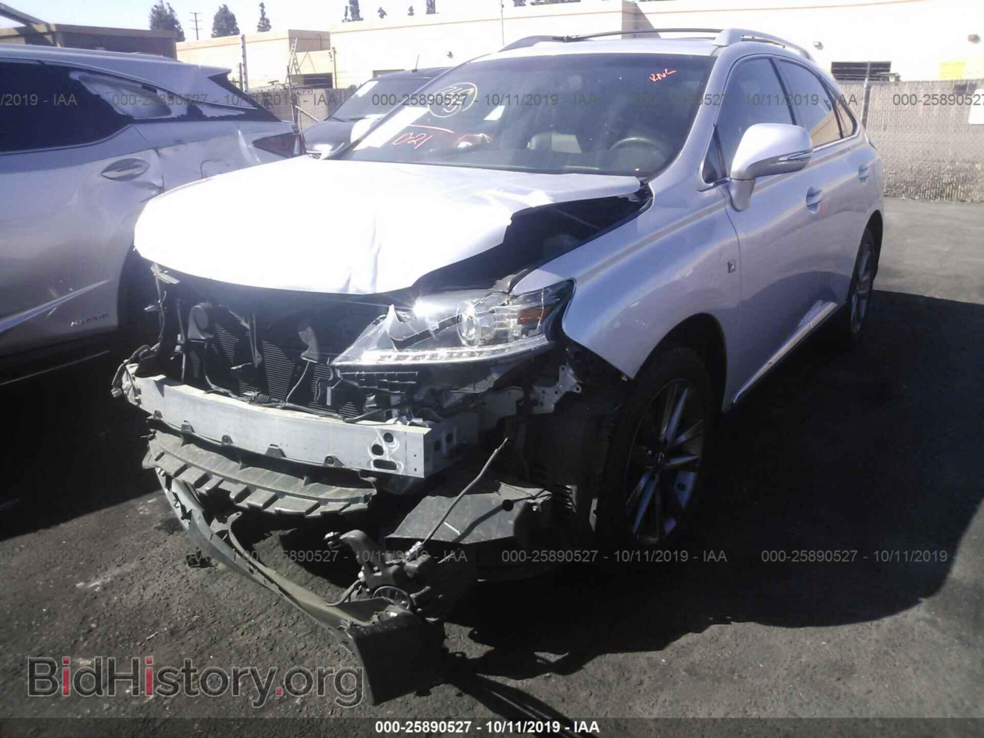 2015 LEXUS RX - VIN: 2T2BK1BAXFC304770 - Фото 2