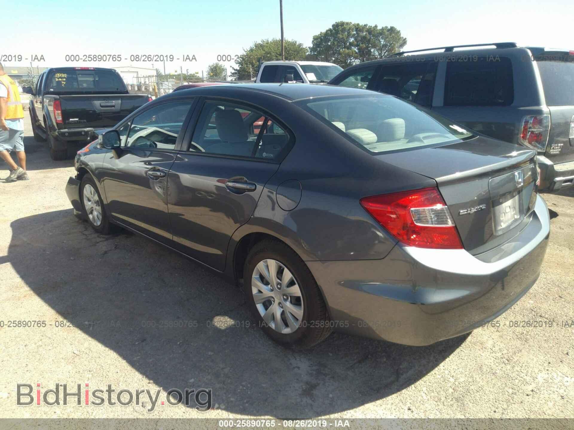 2012 HONDA CIVIC - VIN: 2HGFB2F58CH583843 - Фото 3