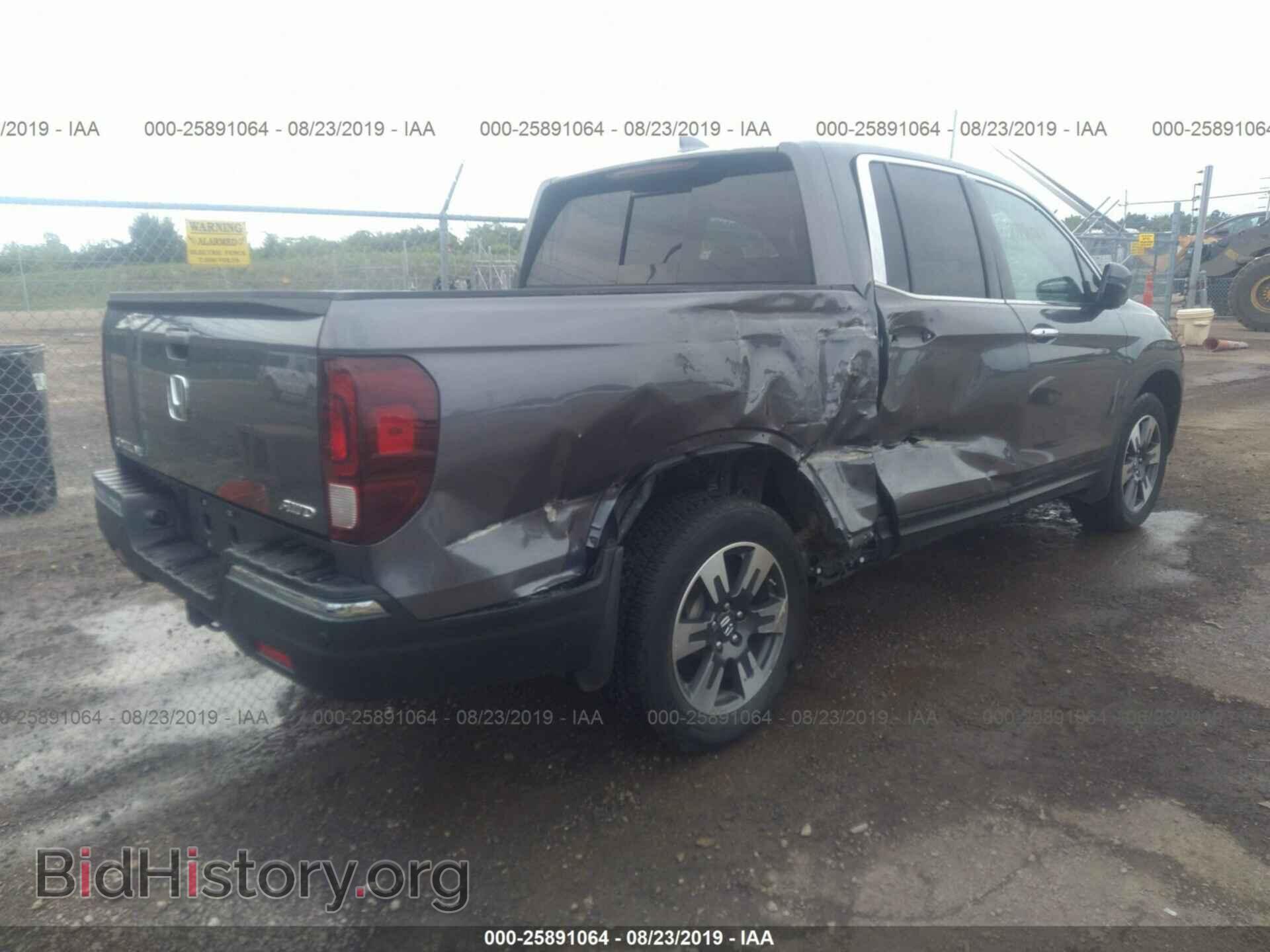 2017 HONDA RIDGELINE - VIN: 5FPYK3F72HB008334 - Фото 4