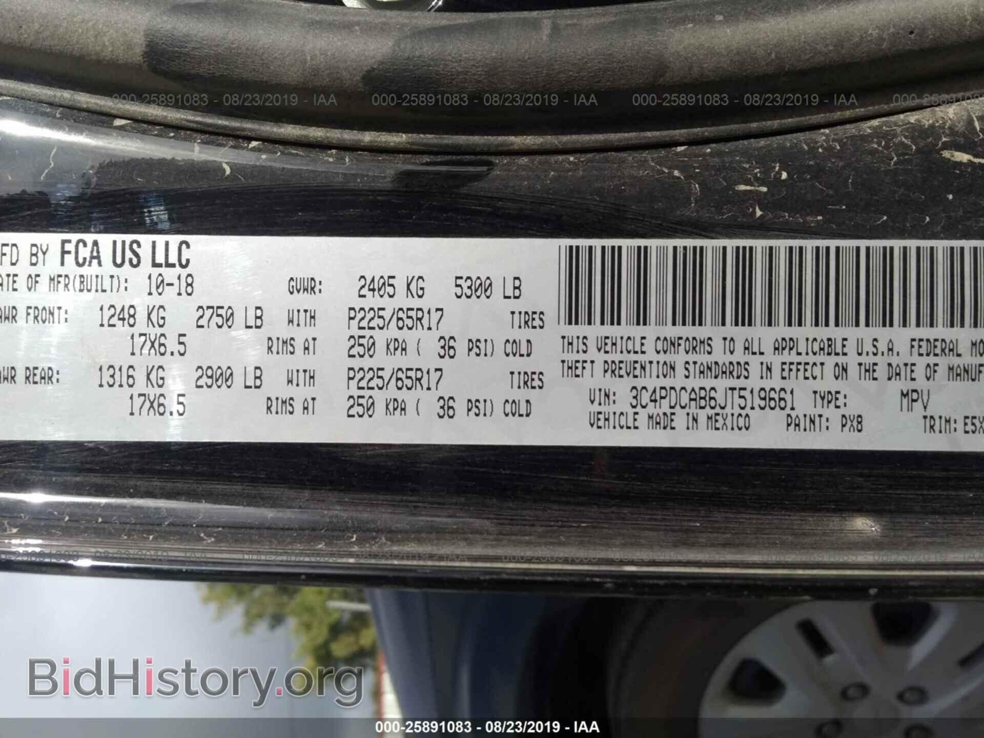 2018 DODGE JOURNEY - VIN: 3C4PDCAB6JT519661 - Photo 9