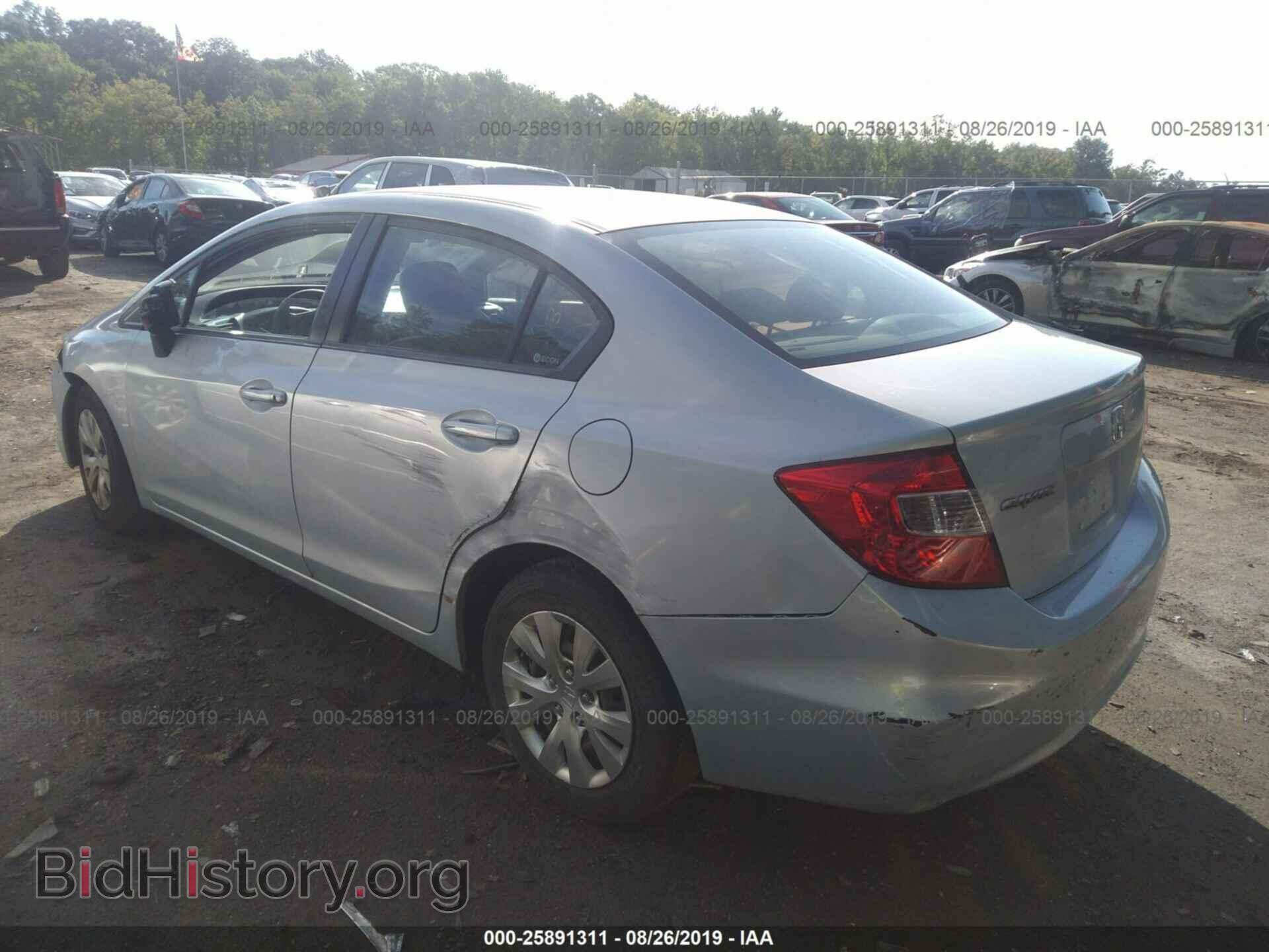 2012 HONDA CIVIC - VIN: 2HGFB2F52CH518714 - Фото 3