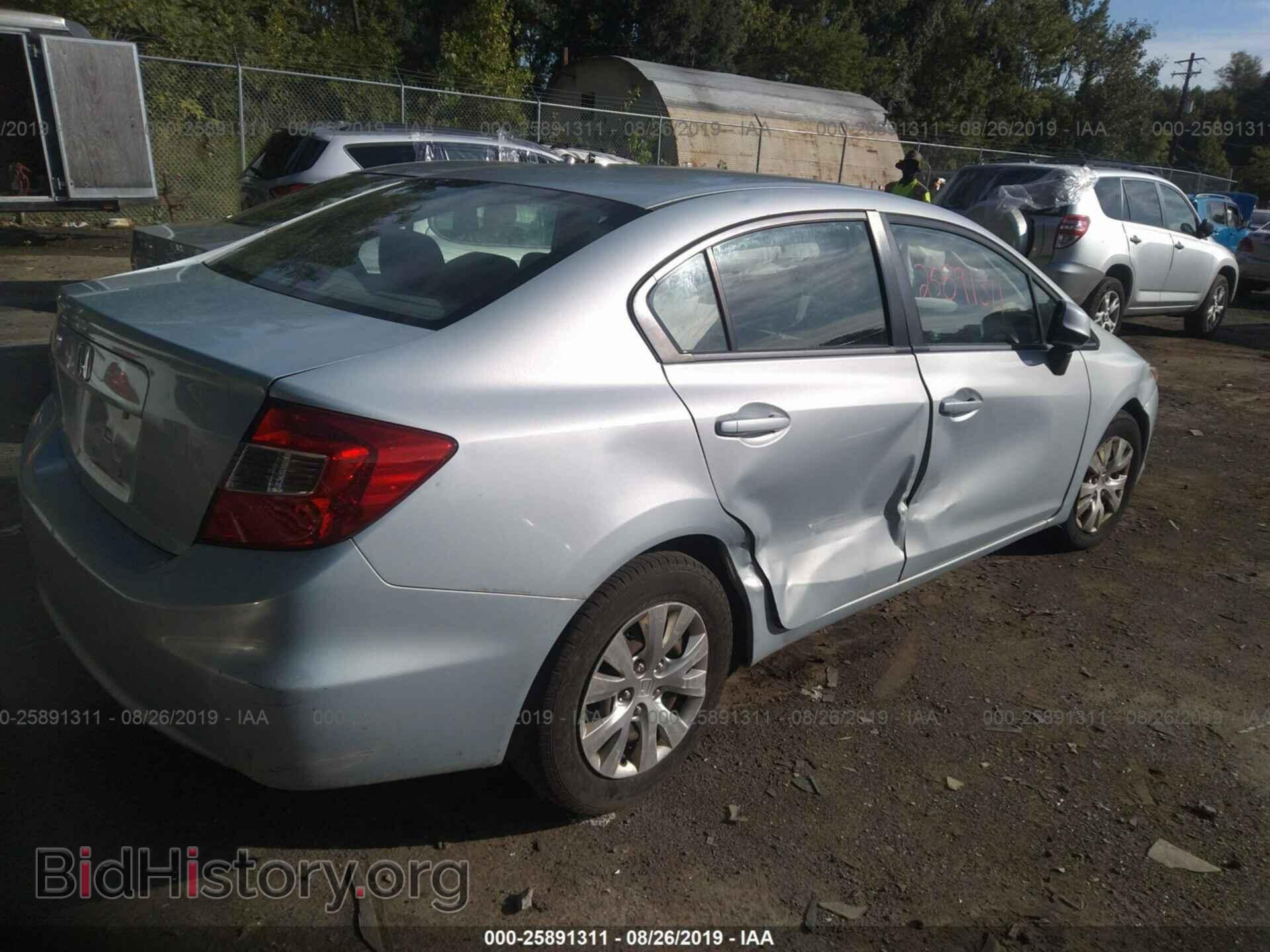 2012 HONDA CIVIC - VIN: 2HGFB2F52CH518714 - Фото 4