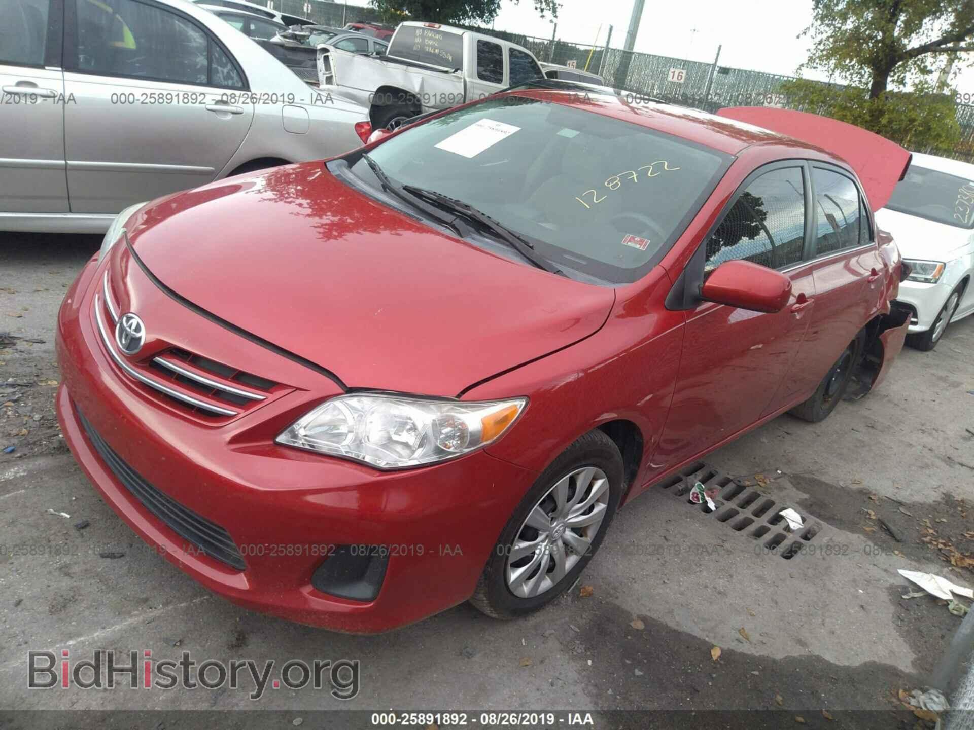 2013 TOYOTA COROLLA - VIN: 5YFBU4EE1DP128722 - Фото 2